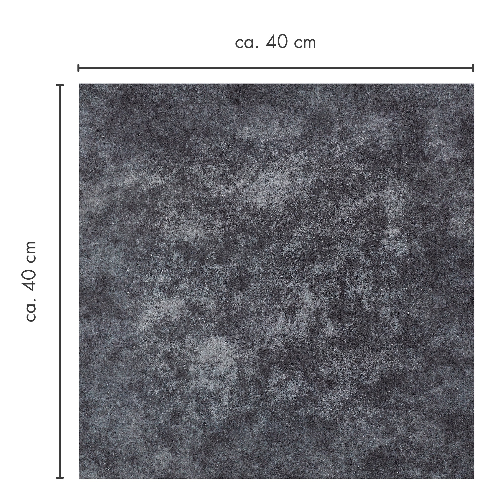 Andiamo Teppichfliese »Colmar Nadelfilz«, quadratisch, 4 mm Höhe, 40x40 cm, selbstklebend, robust & strapazierfähig, 25 Stück (4 qm)