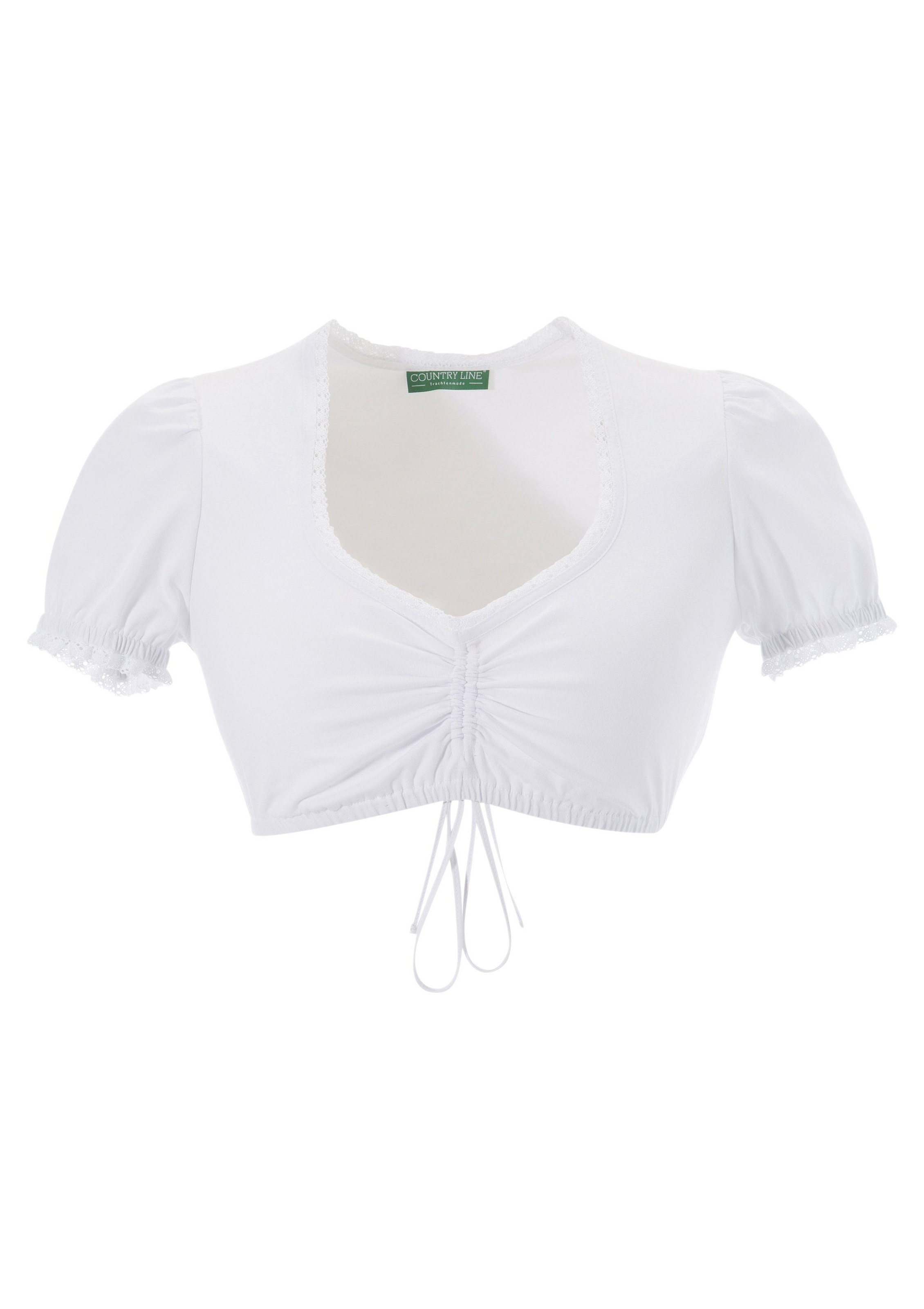 Dirndlbluse Kinder mit Puffärmel