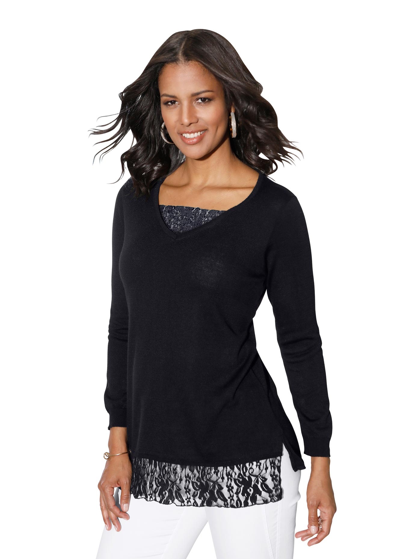 Image of Lady Longpullover »Longpullover« bei Ackermann Versand Schweiz