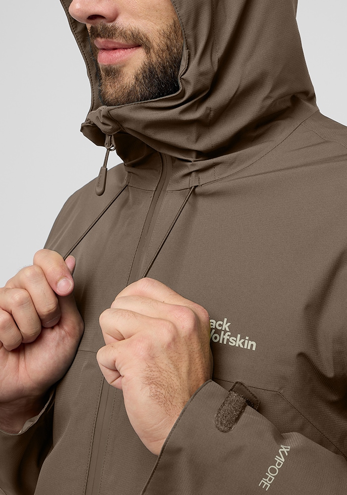 Jack Wolfskin Outdoorjacke »WISPER INS JKT M«, mit Kapuze