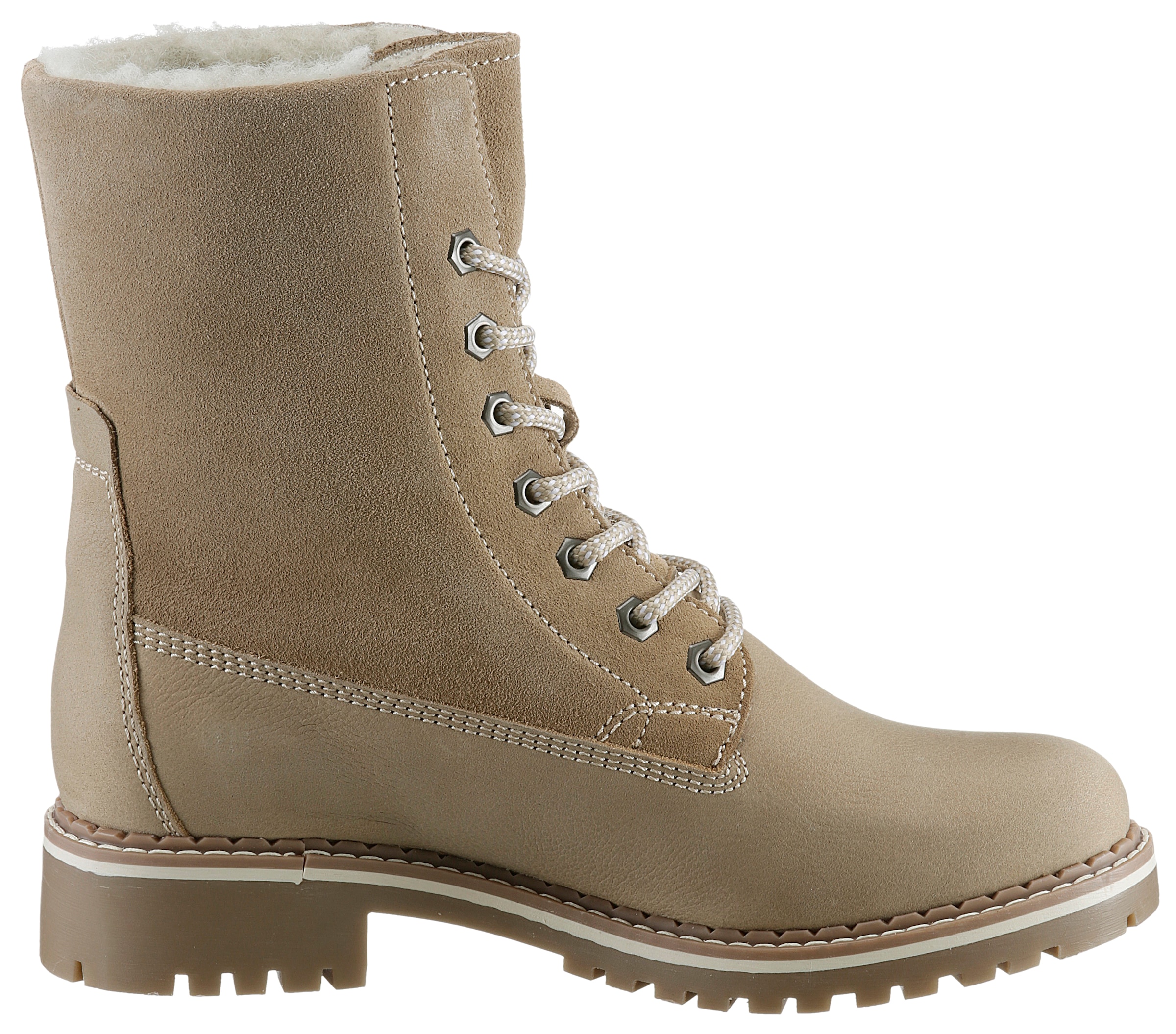 Tamaris Winterboots, Blockabsatz, Winterstiefelette, Outdoorschuh mit Duo Tex-Ausstattung