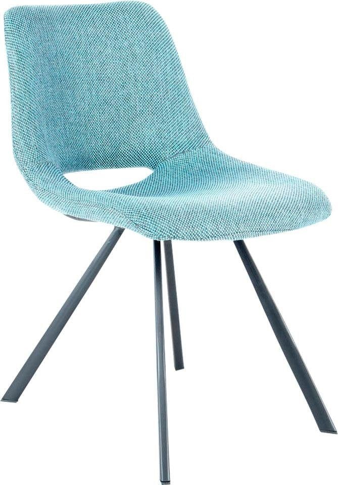 Kayoom Chaise »Josephine 325 2er-Set , zeitloses Design, mit geometrischer Aussparung« (Set) 2 cuispflegeleicht, schlicht, weiche Polsterung für angenehmes Sitzgefühl