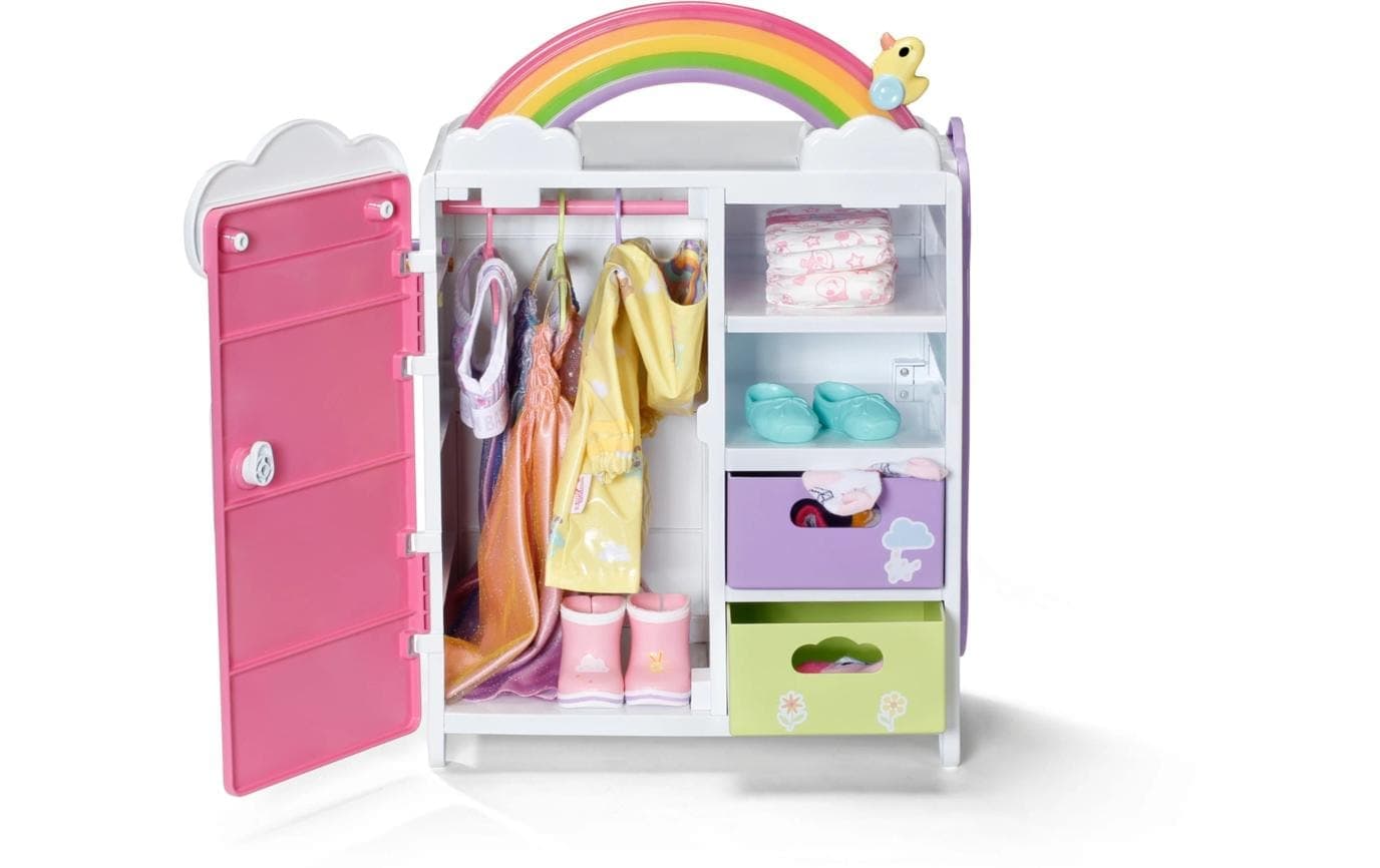 Baby Born Puppen Accessoires-Set »Regenbogen Schrank«, (Set)