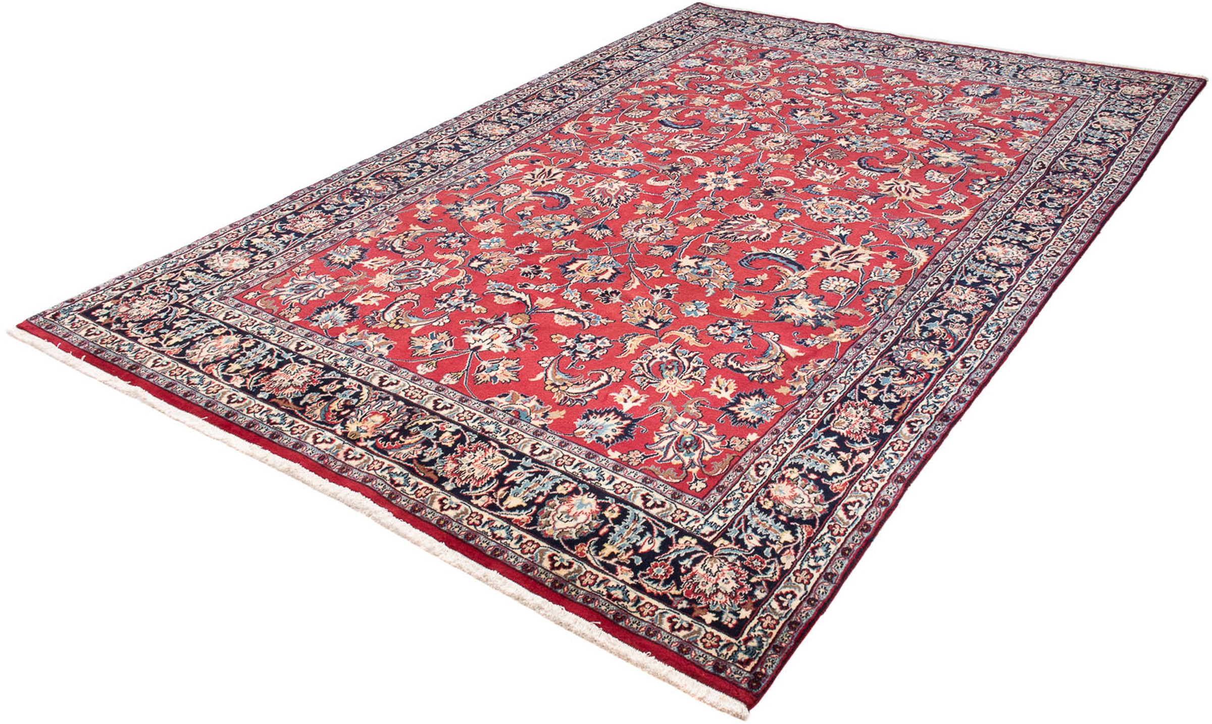 Image of morgenland Orientteppich »Perser - Classic - 291 x 192 cm - dunkelrot«, rechteckig, 10 mm Höhe, Wohnzimmer, Handgeknüpft, Einzelstück mit Zertifikat bei Ackermann Versand Schweiz