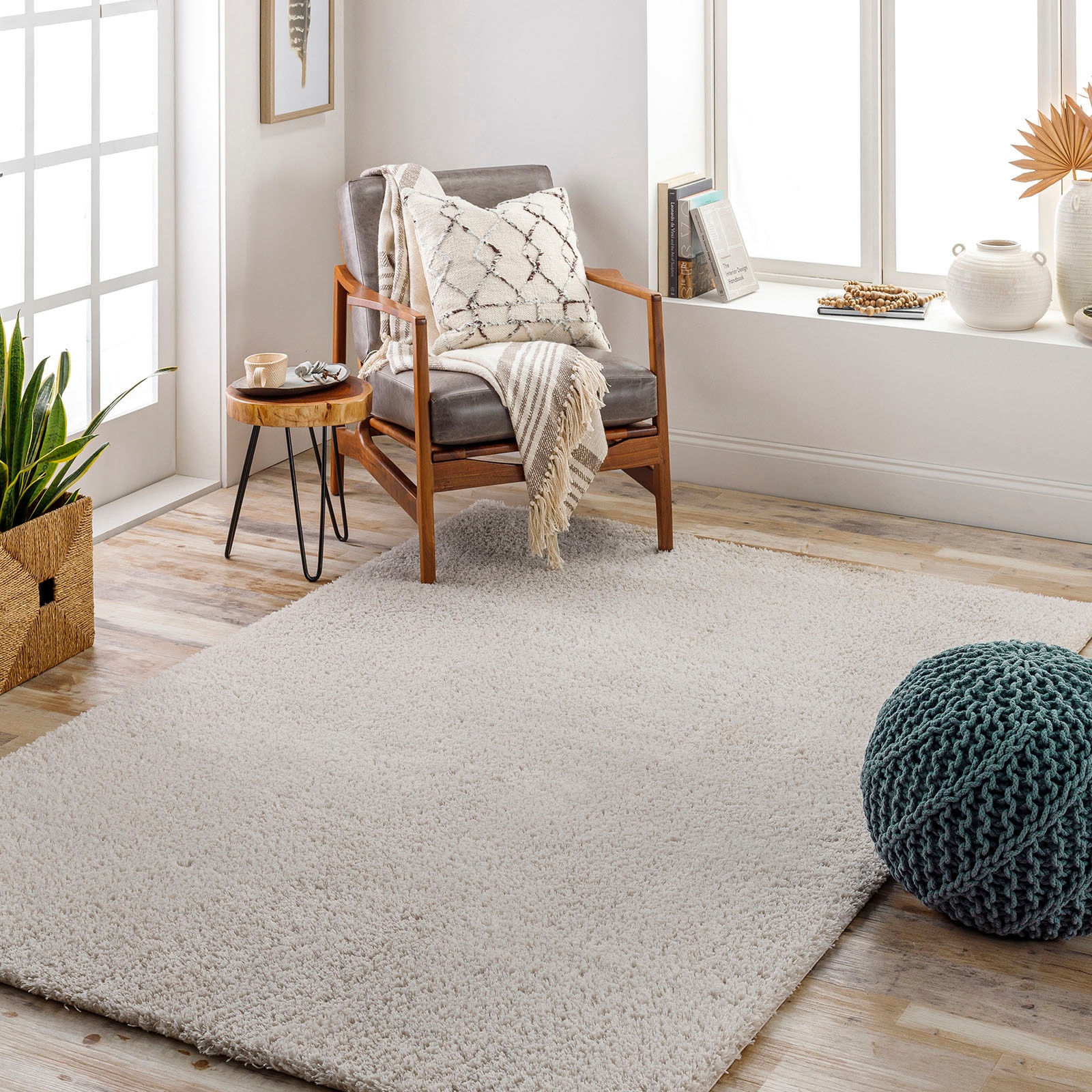 Image of Livabliss Hochflor-Teppich "TRENTO" rechteckig 31 mm Höhe Moderner Shaggy Teppich mit besonders weichem Hochflor