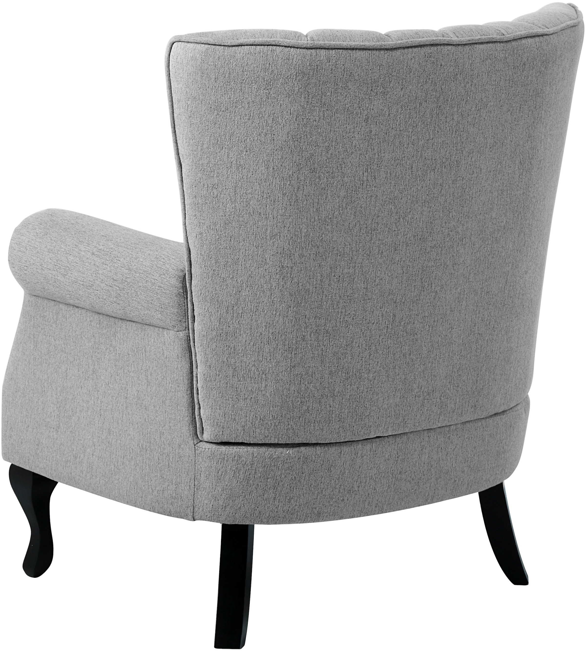 ATLANTIC home collection Sessel »TONI« modern mit Nieten und hoher Rückenlehne