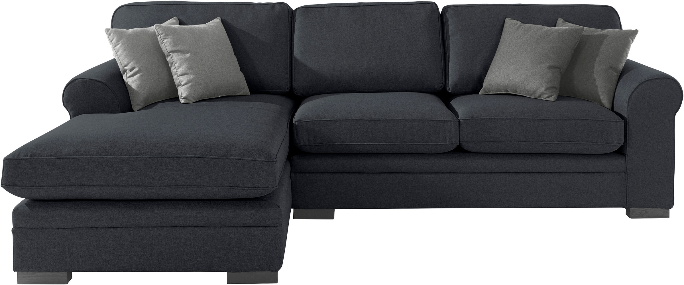 Image of Home affaire Ecksofa "Broughton L-Form" weicher Sitzkomfort, incl. 4 Zierkissen, Keder