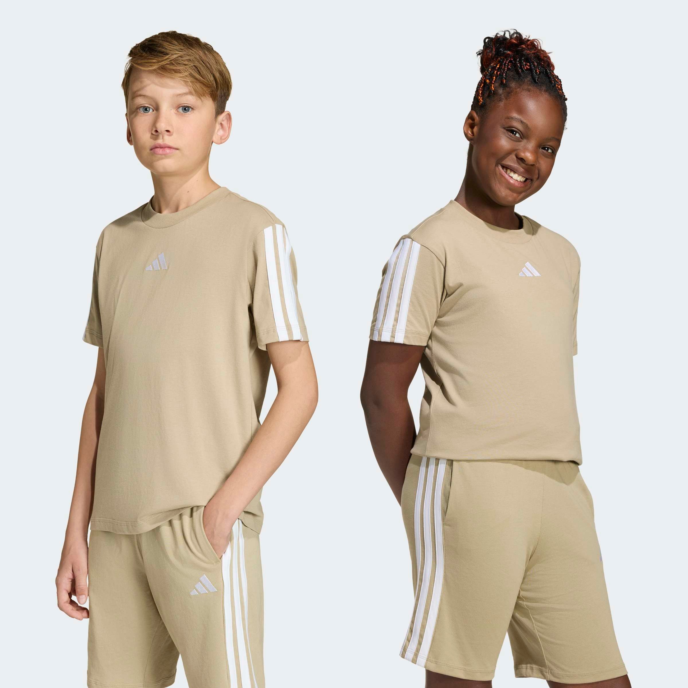 adidas Sportswear T-shirt »J 3S TEE 160« sportlicher Stil, Rundhalsausschnitt, ohne Verschluss, für Kinder
