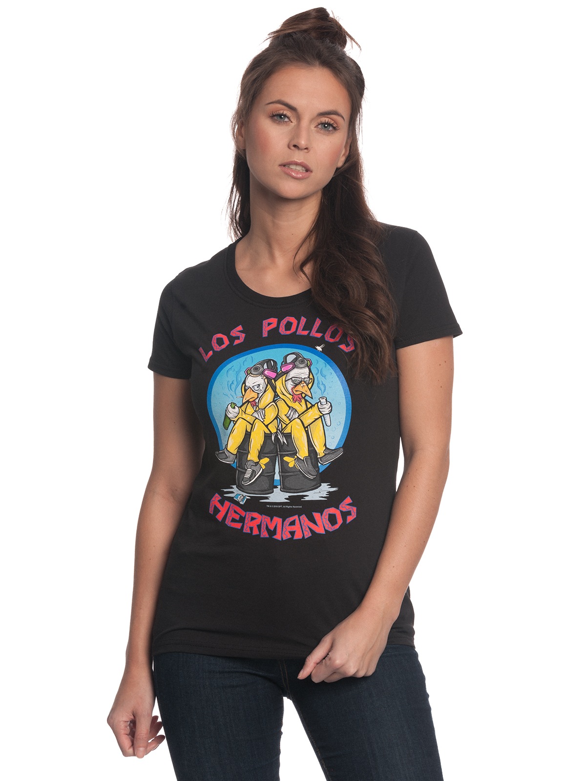 T-Shirt »Breaking Bad Los Pollos Nuevos Girlshirt«