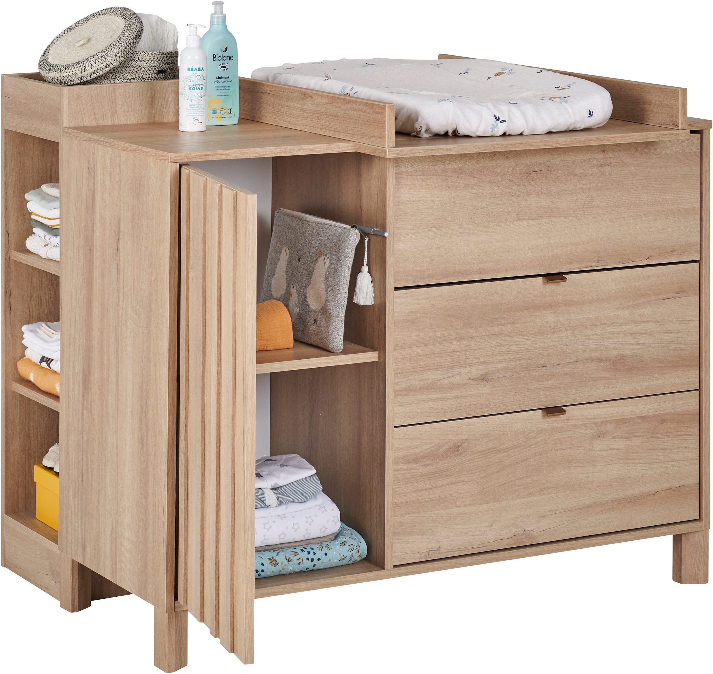 Gami Set complet pour chambre de bébé »Set N°2 Calypso« 5 cuis tlg. Ein Schlafzimmer mit viel Stauraum