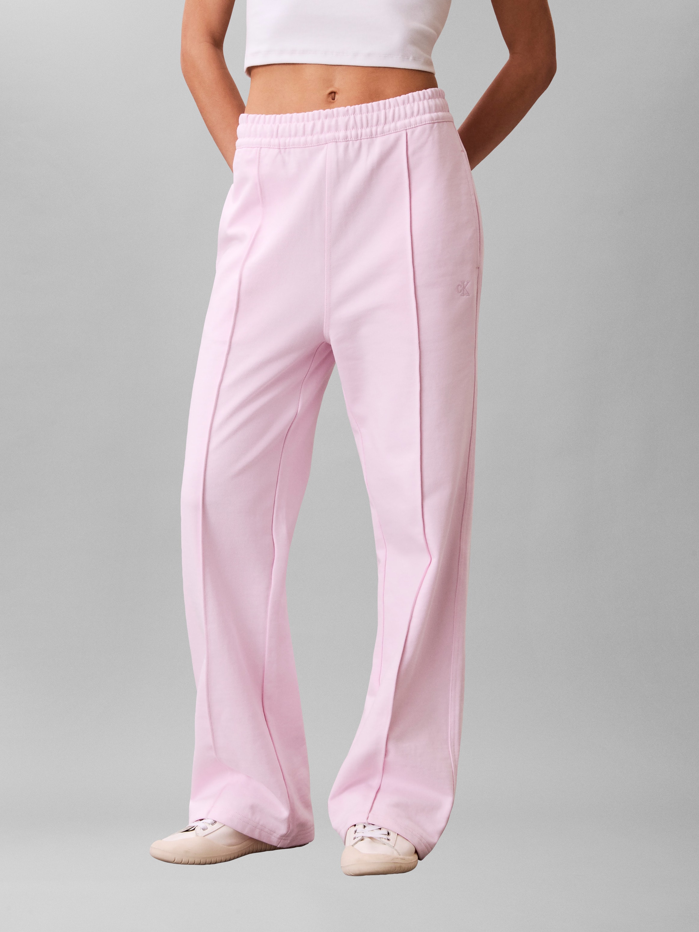 Image of Calvin Klein Jeans Sweathose elastischer Bund, gerade Passform, Bundfalte