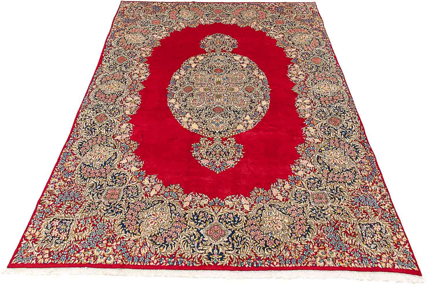 Image of morgenland Wollteppich »Heriz Medaillon 342 x 245 cm«, rechteckig, 1 mm Höhe, Unikat mit Zertifikat bei Ackermann Versand Schweiz