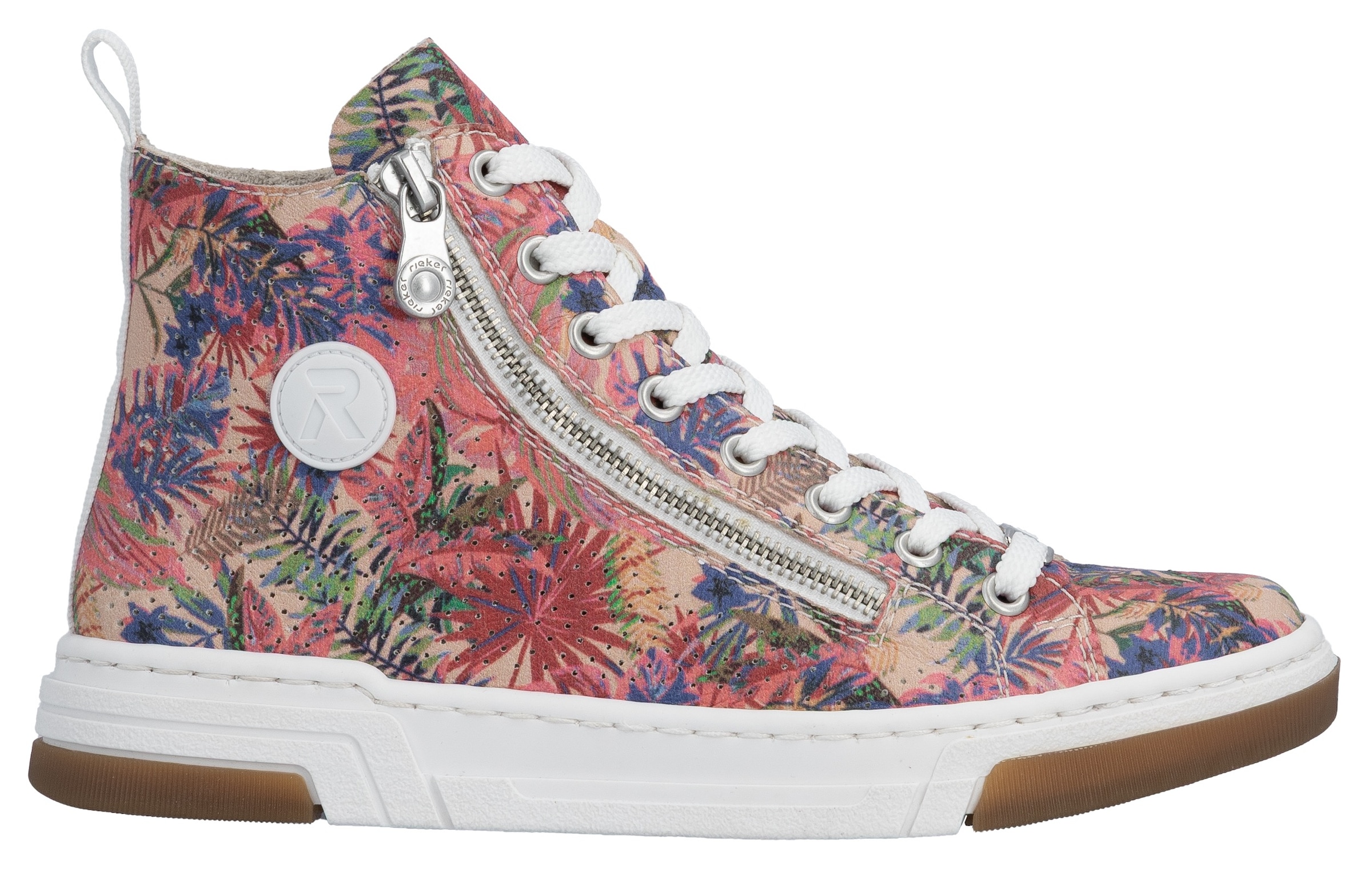 Rieker Sneakers  High Top-Sneaker, Freizeitschuh, Schnürschuh mit Plateausohle