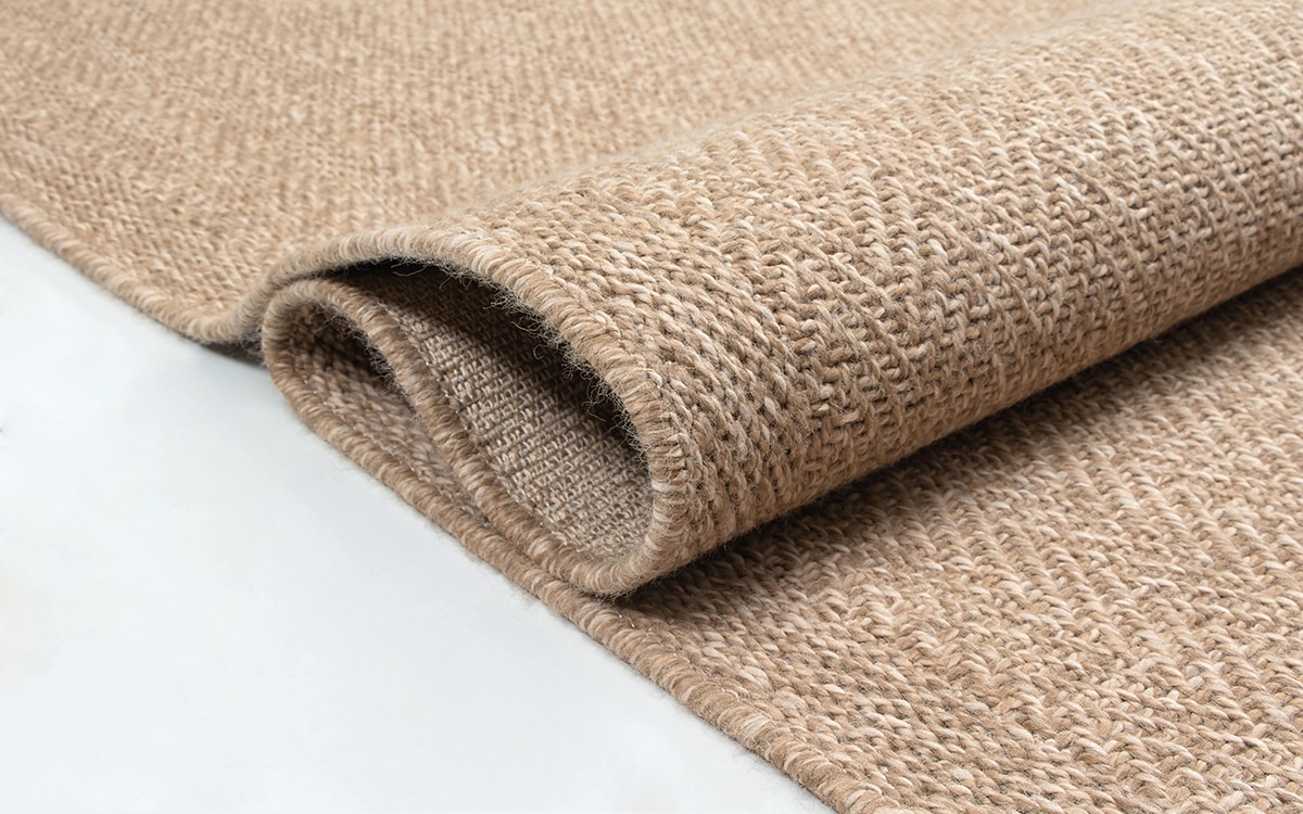 the carpet Teppich »Kansas«, rund, 1 mm Höhe, moderner robuster In und Outdoor Teppich Jute Look