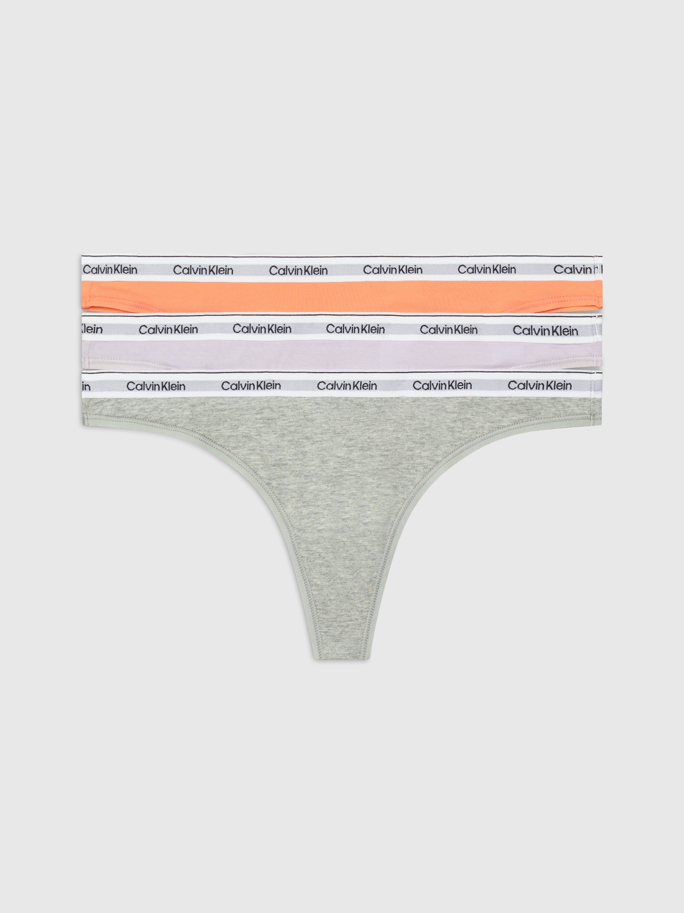 Calvin Klein Underwear String »3 PACK THONG (LOW-RISE)«, (Packung, 3 St., 3er-Pack), mit Logobund