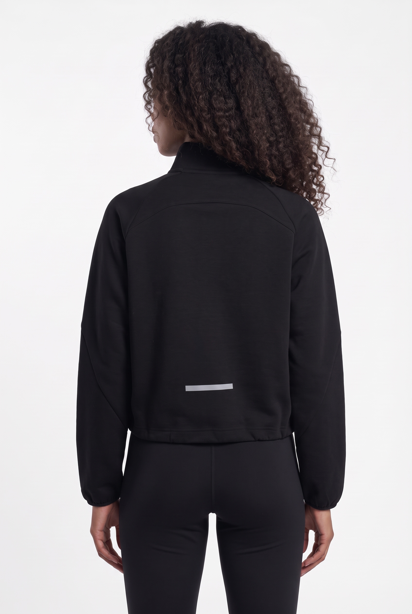 hummel Pull »HMLTECH FLEECE WOMEN BOXY HALF ZIP«, avec détails de logo réfléchissants, en coton, polyester et élasthanne
