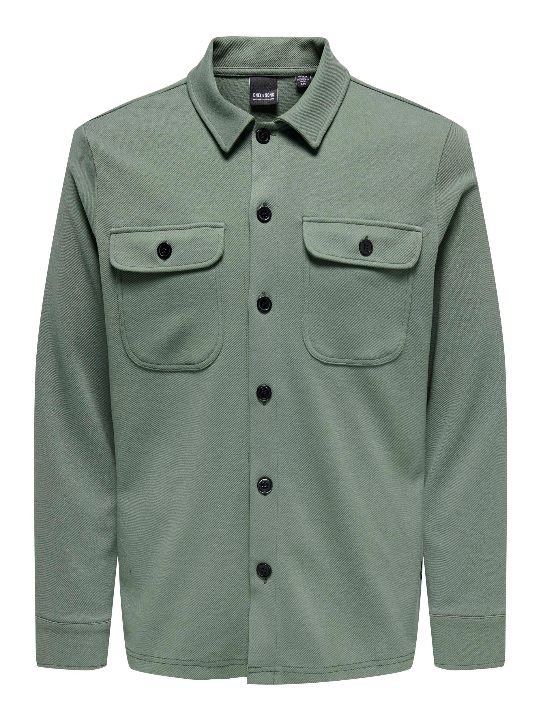 ONLY & SONS Langarmhemd »ONSNEWKODYL OVERSHIRT SWEAT NOOS«