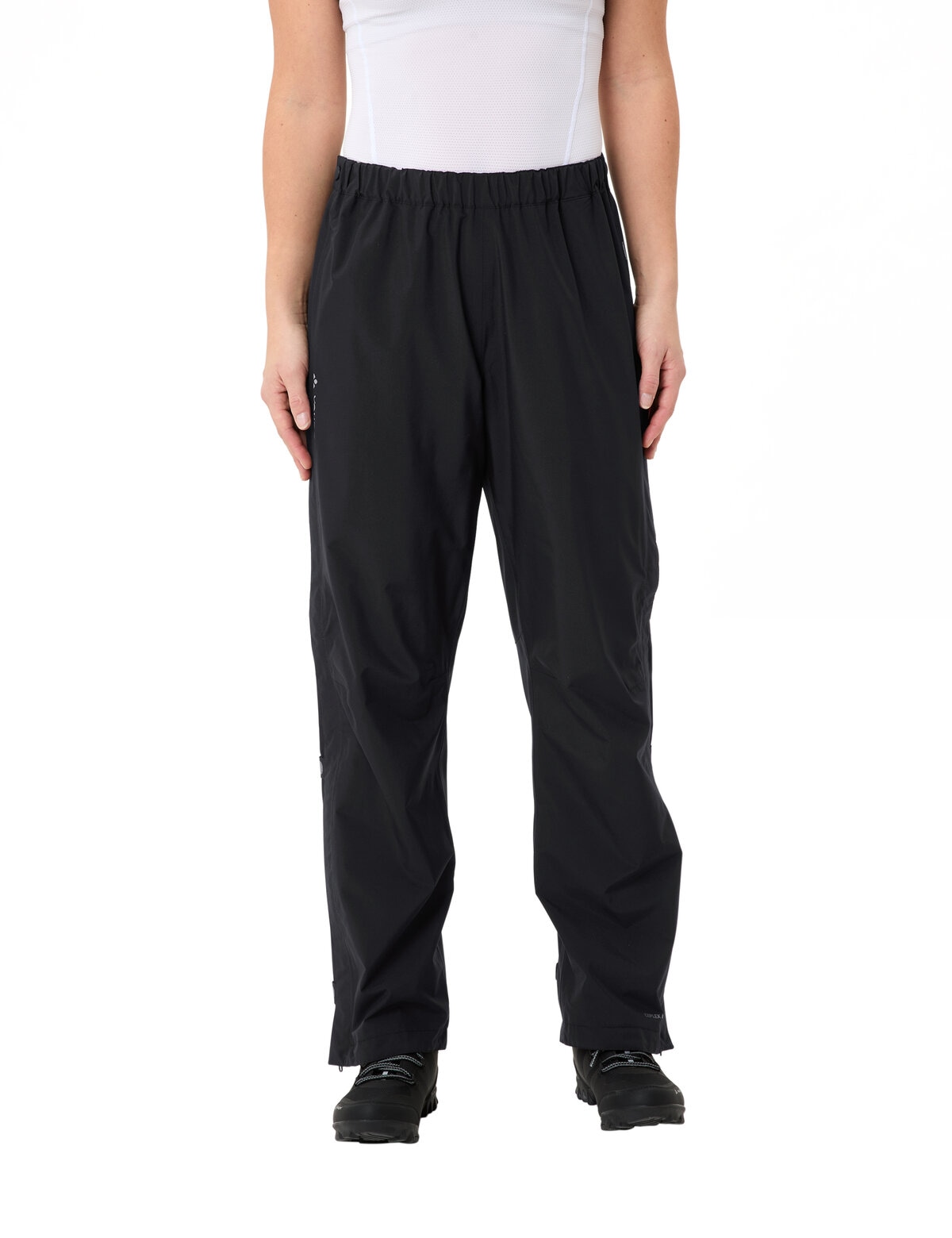 Image of VAUDE Fahrradhose "WOMENS FLUID FULL-ZIP PANTS" wasserdicht, sportlicher Stil, für Radsport und Wandern