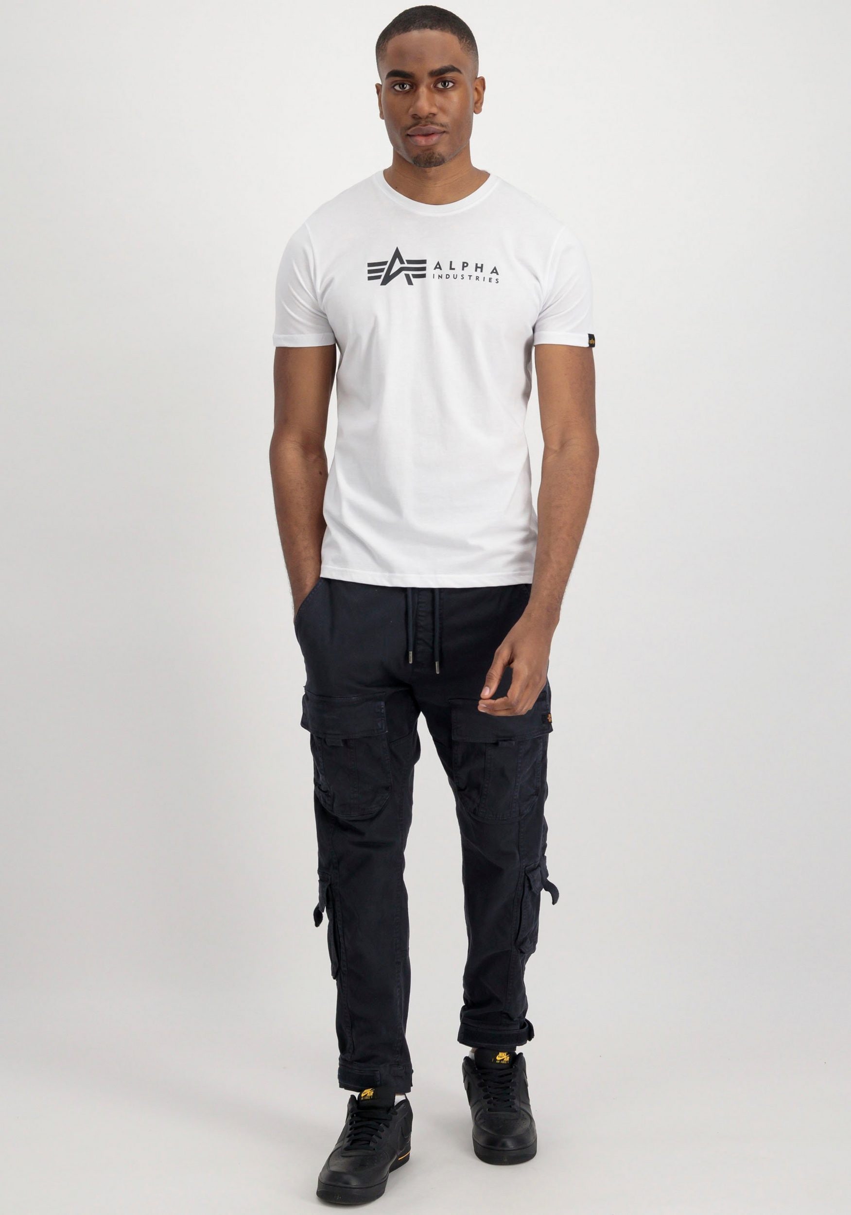 Alpha Industries Rundhalsshirt »Label T 2 Pack« Packung, 2er-Pack, 2 Stk.