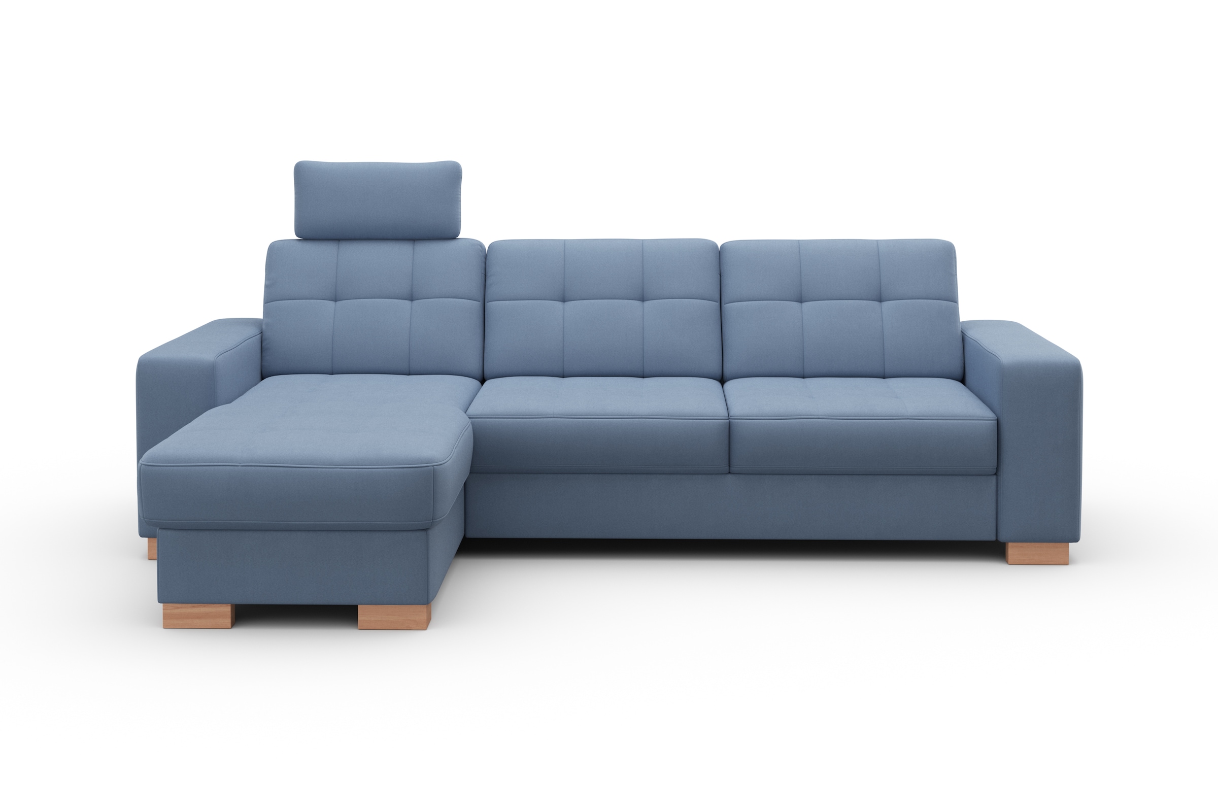 sit&more Ecksofa »Quincy L-Form« wahlweise mit Bettfunktion und Bettkasten