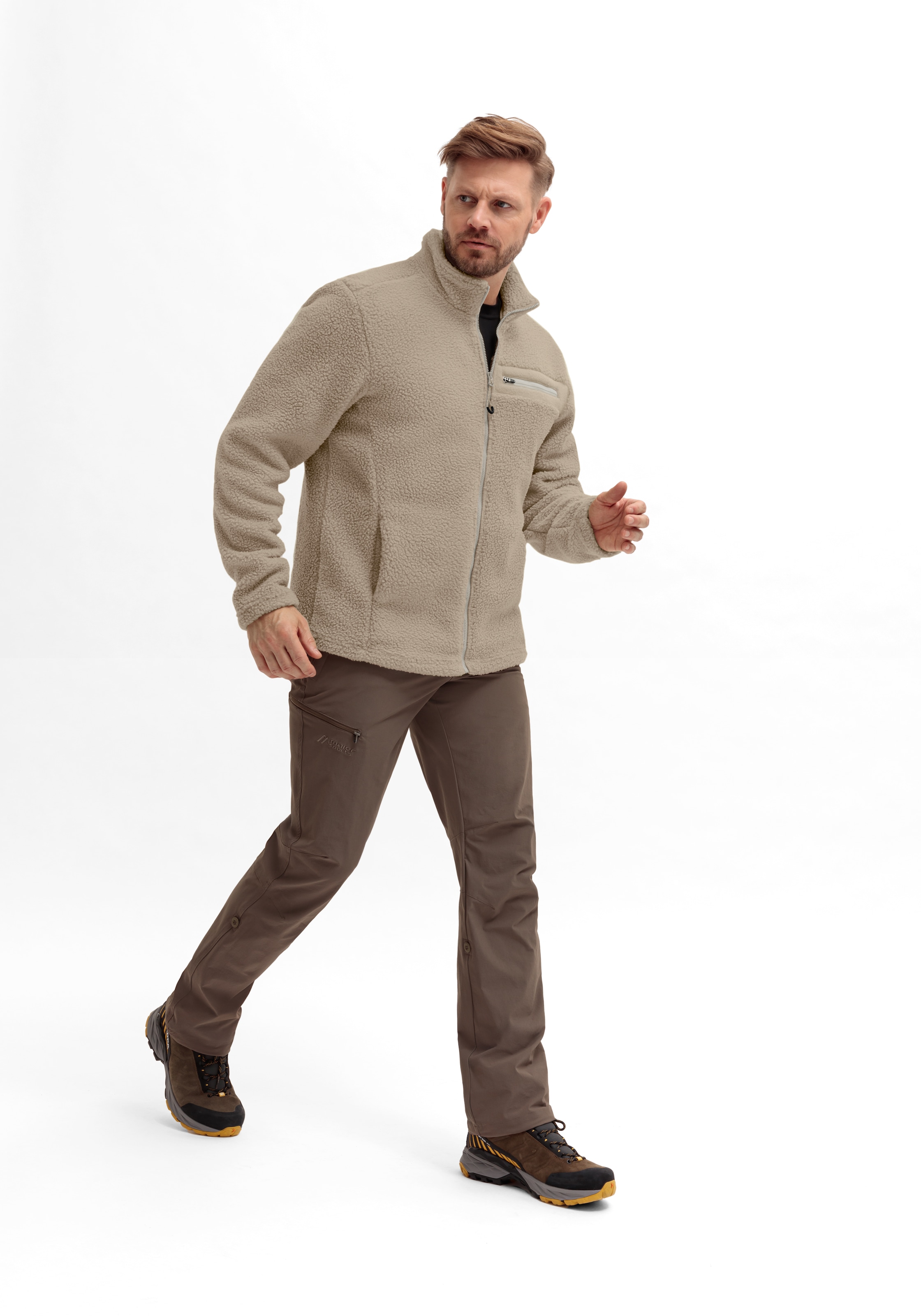 Maier Sports Veste polaire »Racka M« polaire homme, midlayer fonctionnel, fermeture éclair intégrale