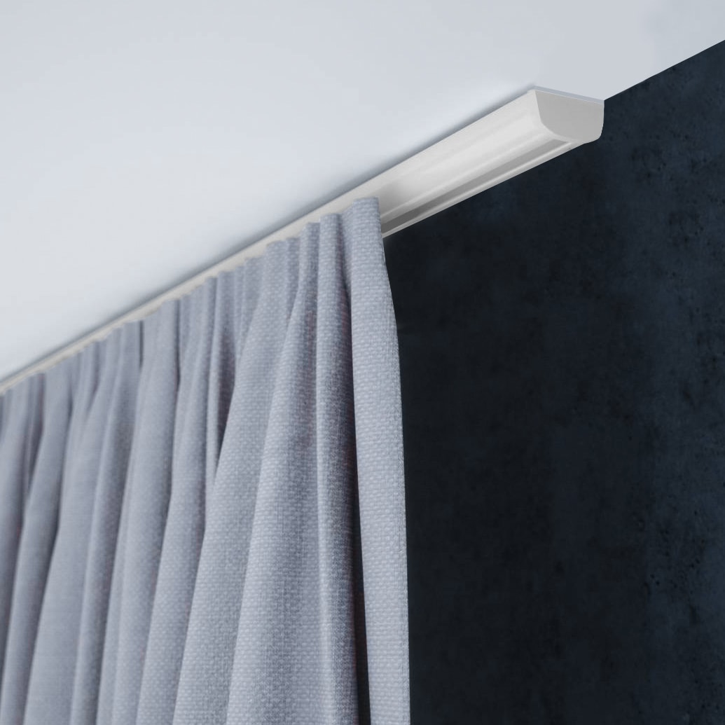 Image of SN DECO GROUP Gardinenschiene "Objektschiene SC" 1 läufig-läufig Fixmass erhältlich in versch. Längen und Farben, Innenlauf, Vorlangschiene