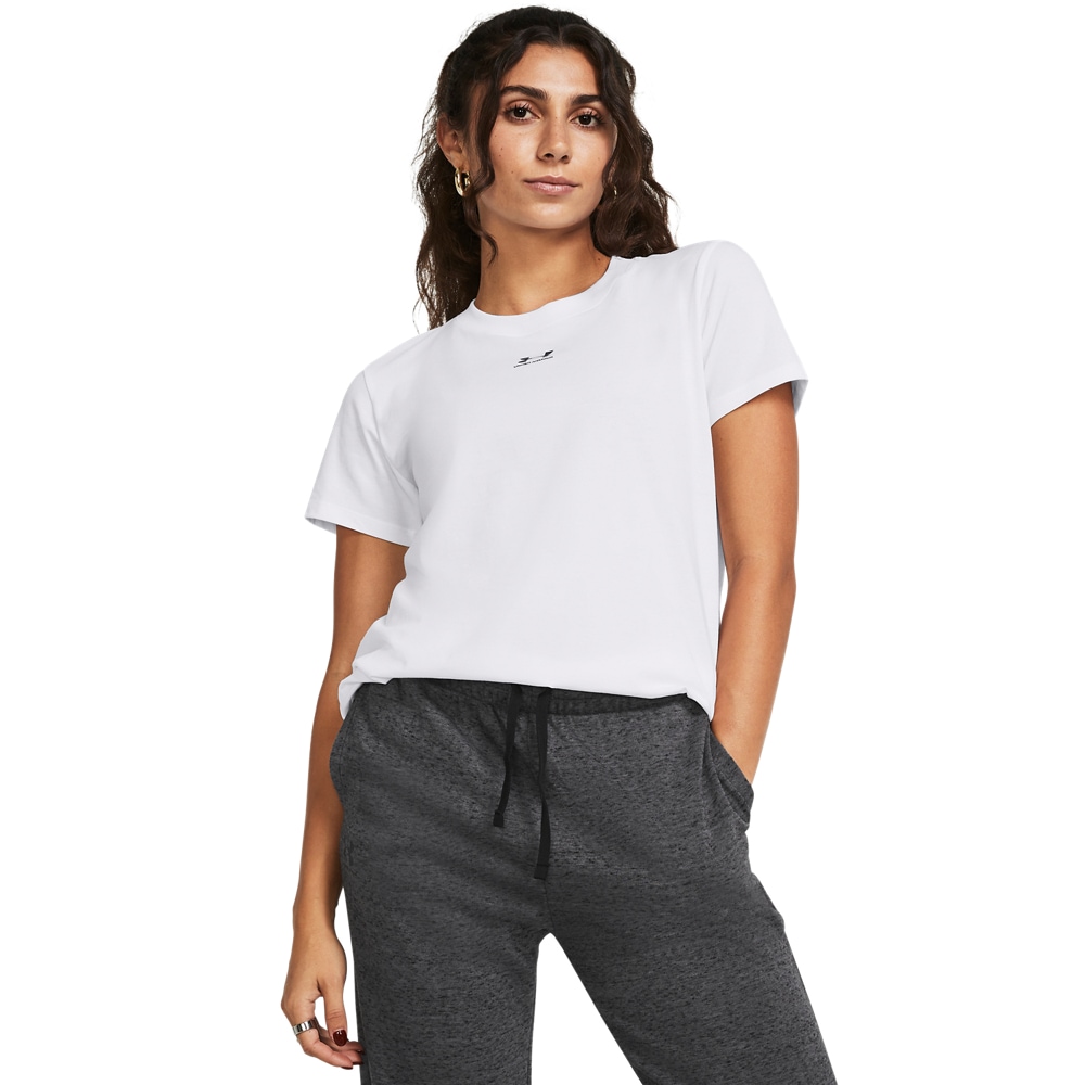 Under Armour® T-shirt »UA RIVAL CORE SS« für Sportmode und aktive Freizeit, mit flexiblem Elasthan-Anteil