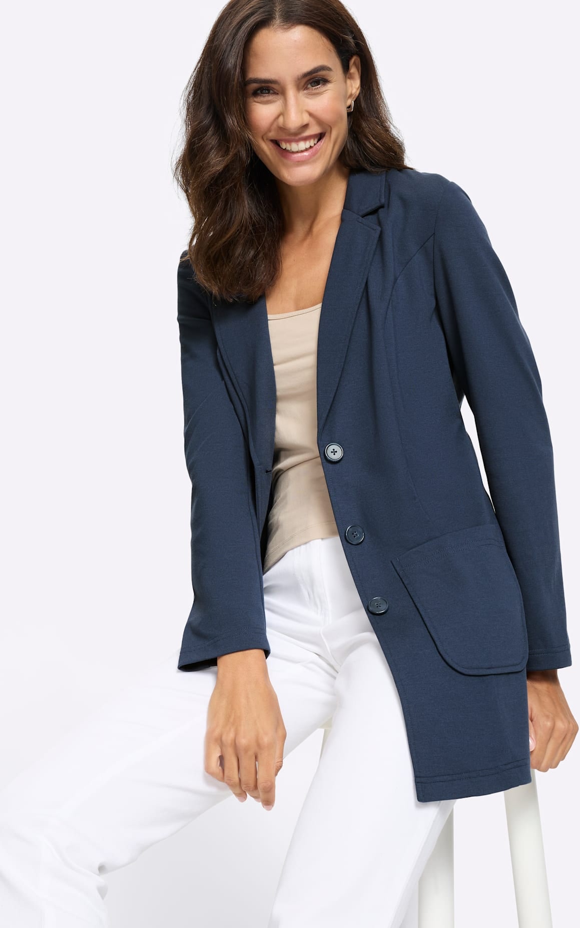Inspirationen Veste blazer »Jersey-Blazer«