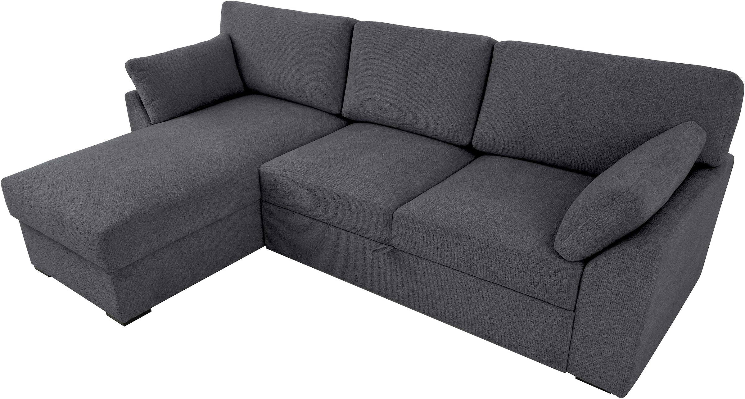 Home affaire Ecksofa »Citry«, Breite 246 cm, Chenille, Bettfunktion, Bettkasten, L-Form