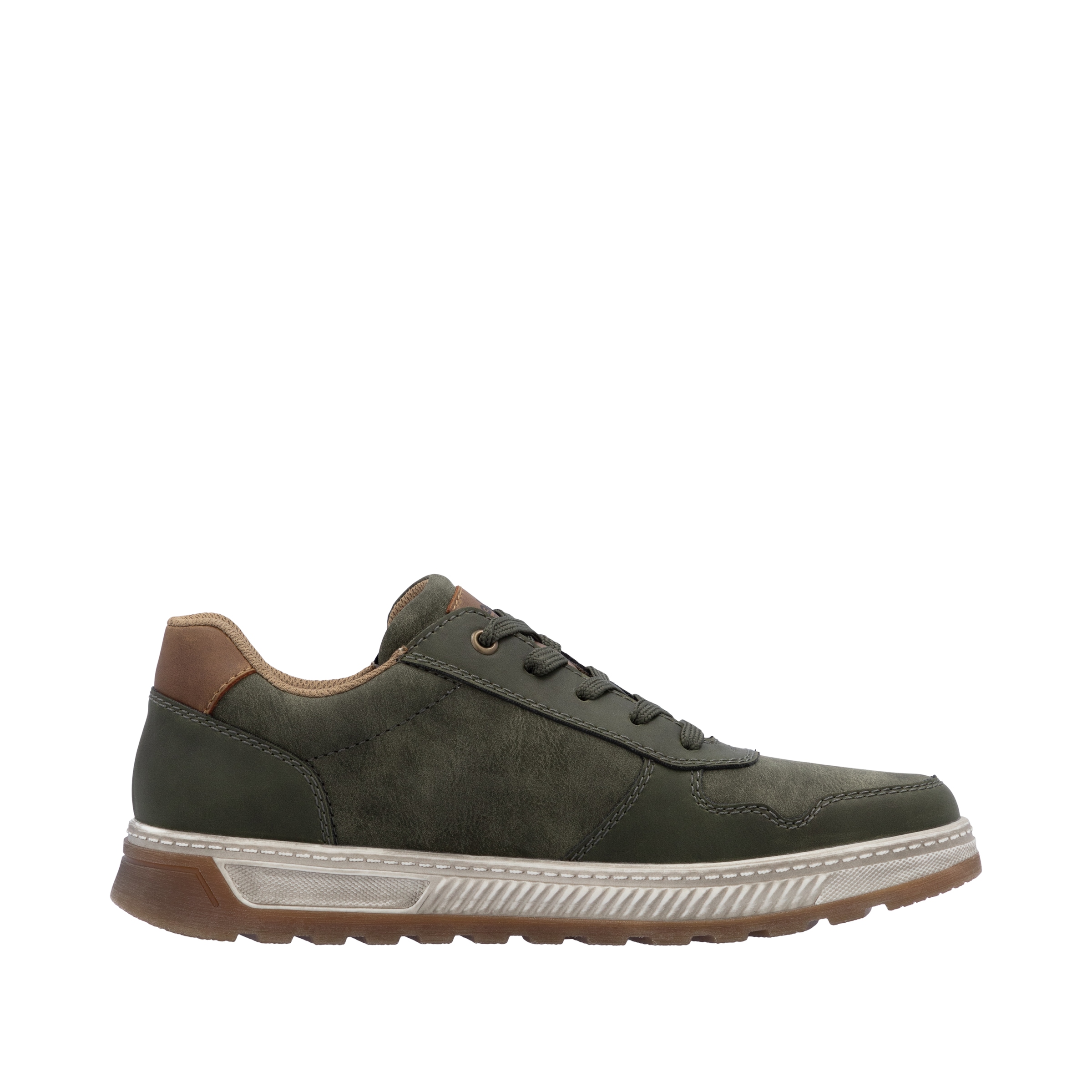 Rieker Sneaker  Freizeitschuh, Halbschuh, Schnürschuh mit Kontrastbesatz