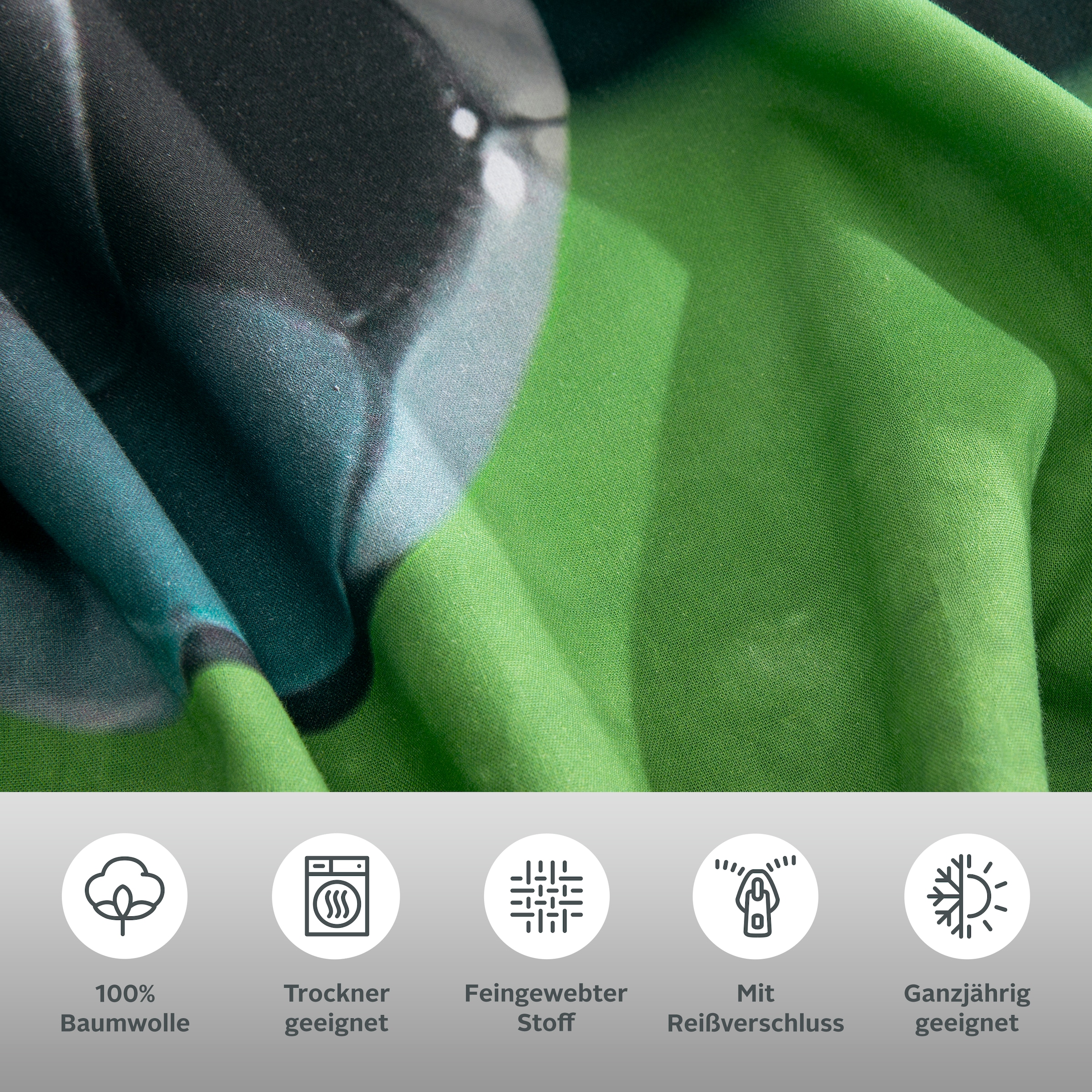 GOODproduct Linge de lit »Joonas« 2 cuis Fussball, American Football