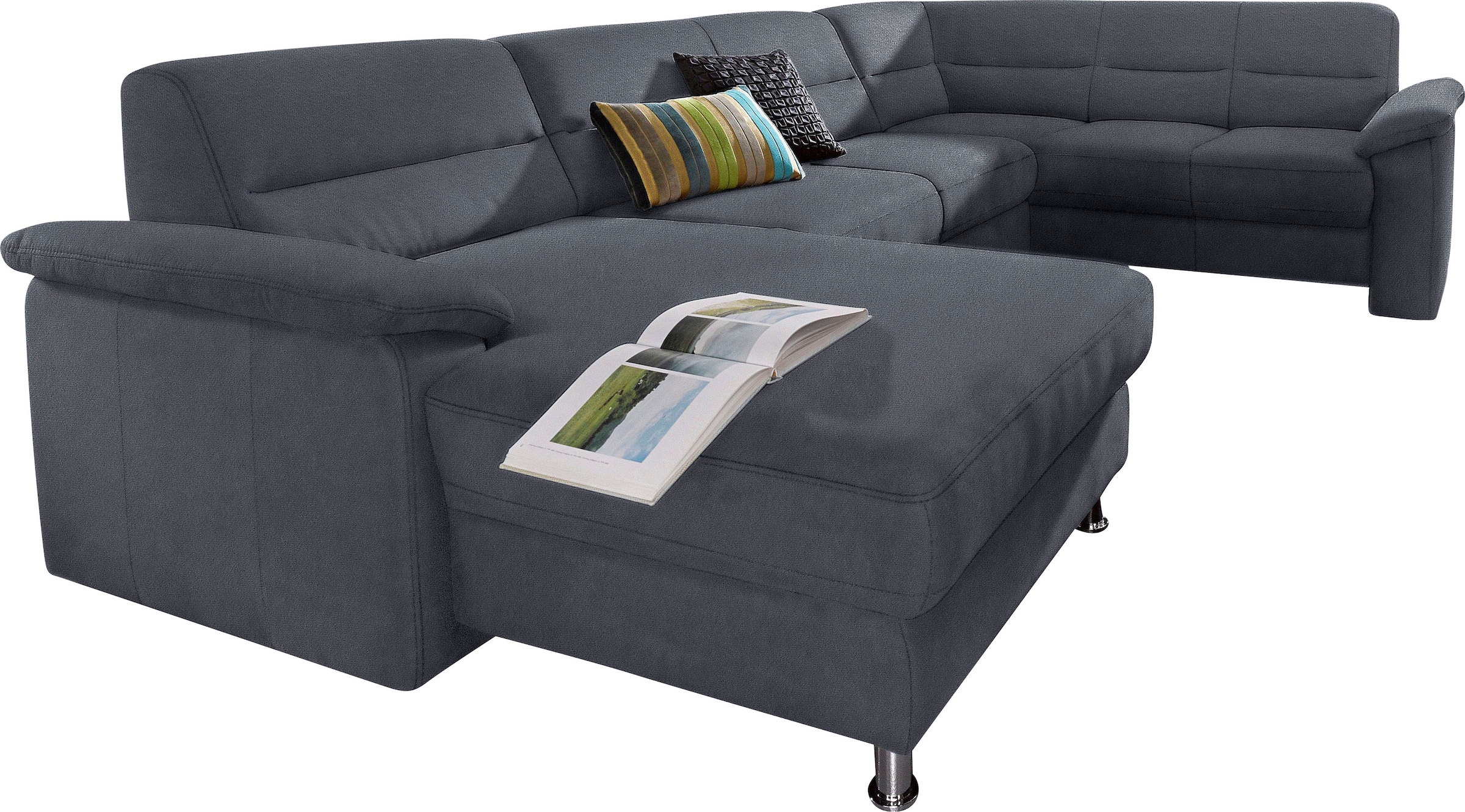 sit&more Paysage de salon »Ascara U-Form« inklusive Boxspring/Federkern-Polsterung, wahlweise mit Bettfunktion