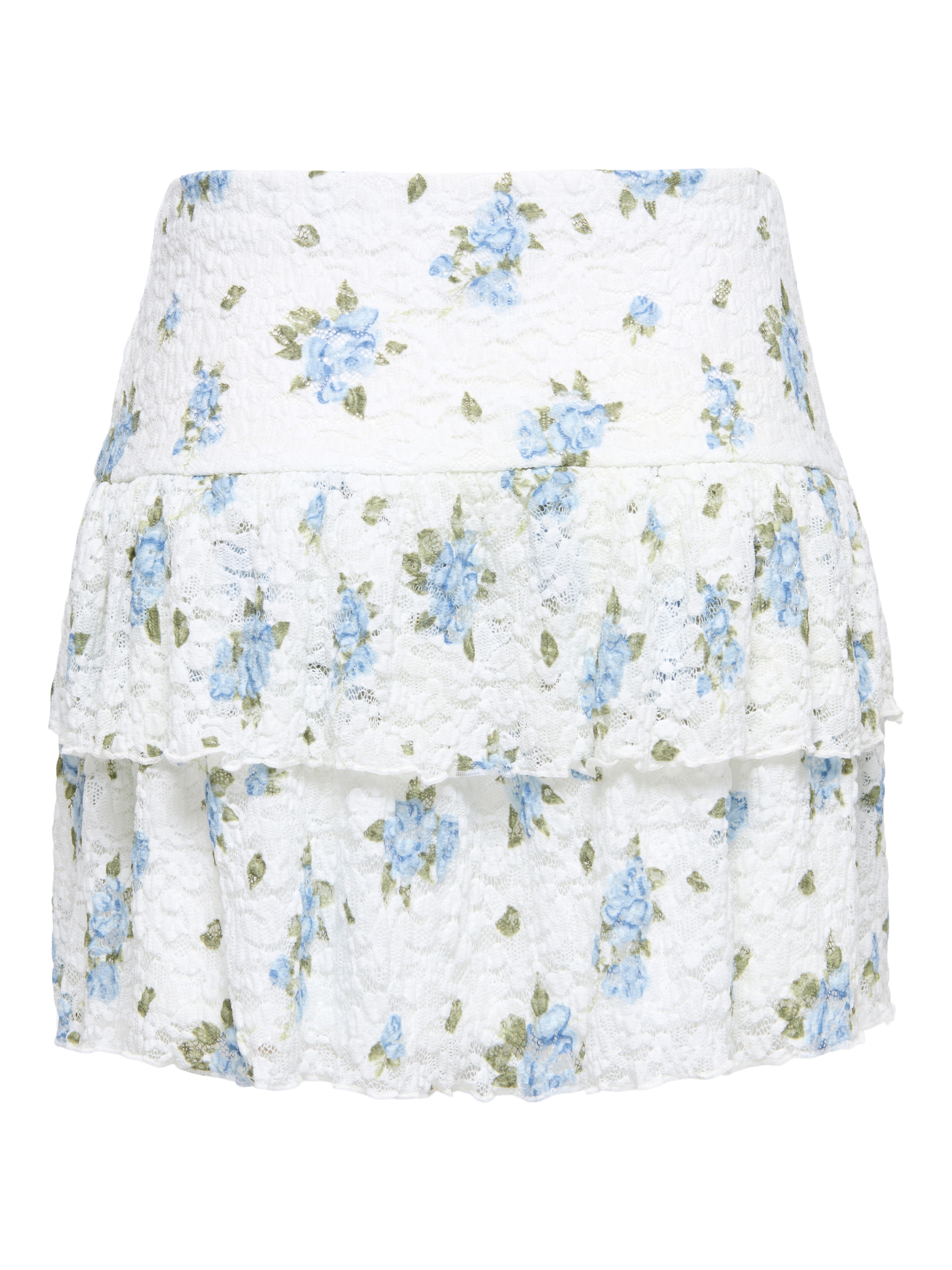 ONLY Minijupe »ONLSAGA LACE MINI SKIRT« Materialmix