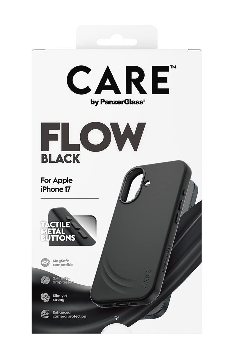 CARE by PanzerGlass Housse pour téléphone portable »Flow MagSafe Case für Apple iPhone 17« Backcover, Schutzhülle, Handyschutzhülle, Case, Schutzcase, stossfest