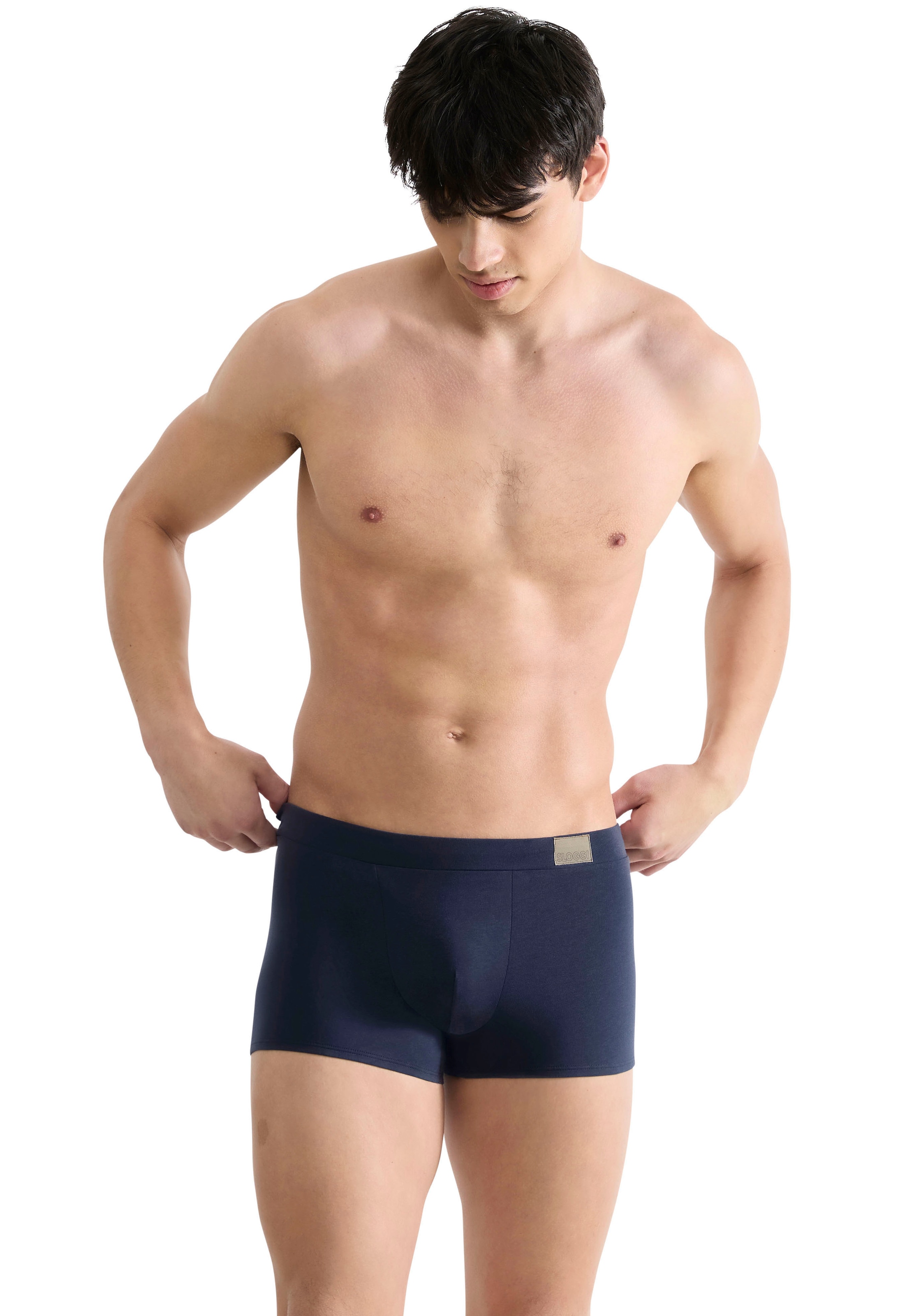 sloggi Hipster »Men GO Natural« Packung, 2er Pack, 2 tlg., Lässig, bequeme Basics, Baumwollmix, Soft-Bund, elastisch, weich