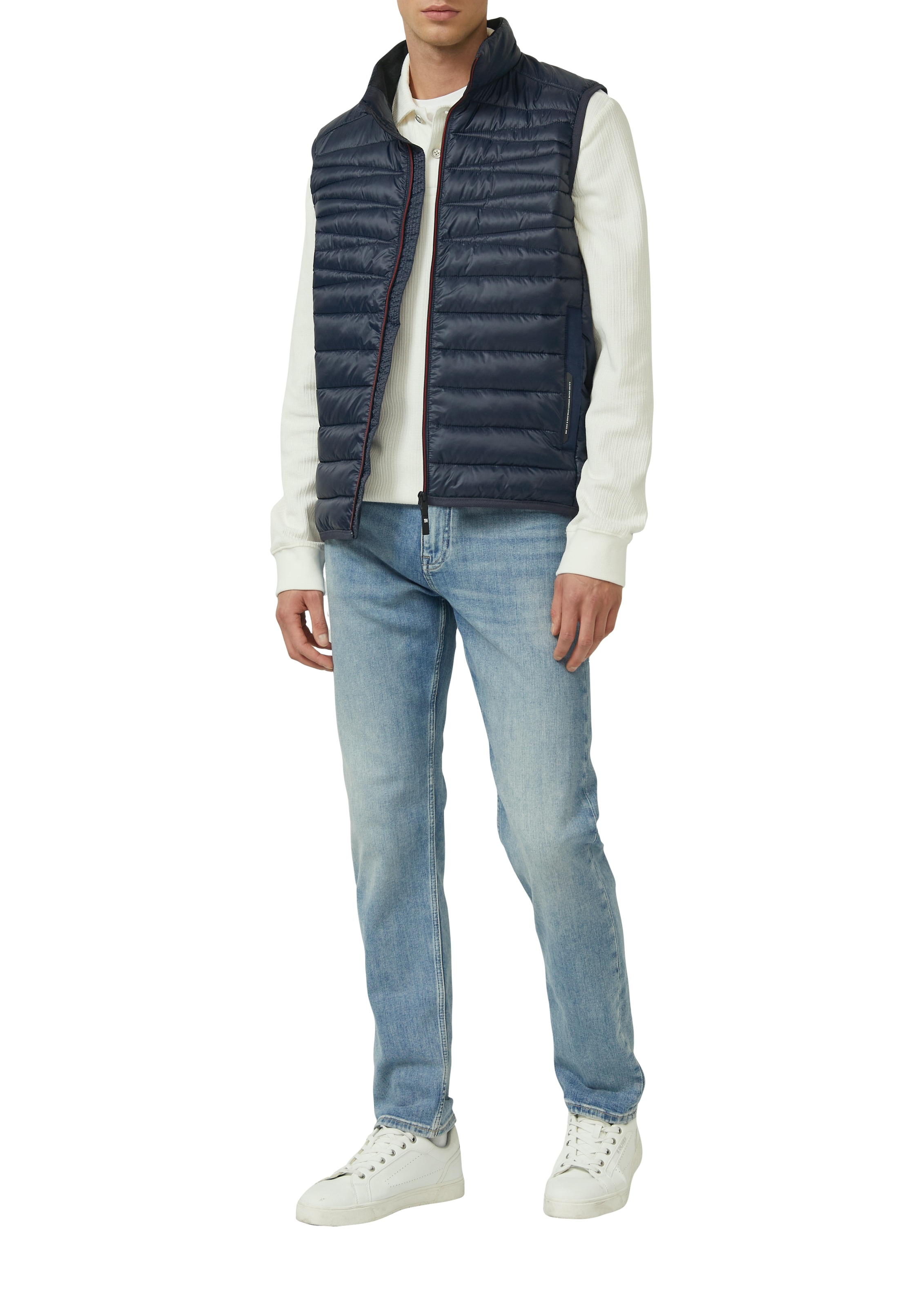 s.Oliver Gilet matelassé mit Stehkragen