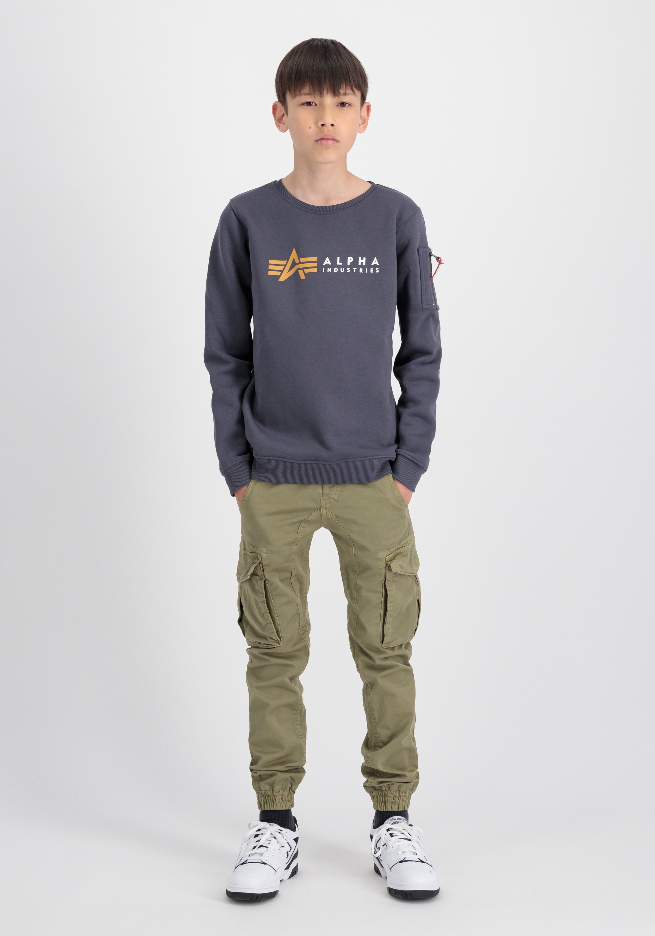 Image of Alpha Industries Sweater "Alpha Label Sweater Kids"