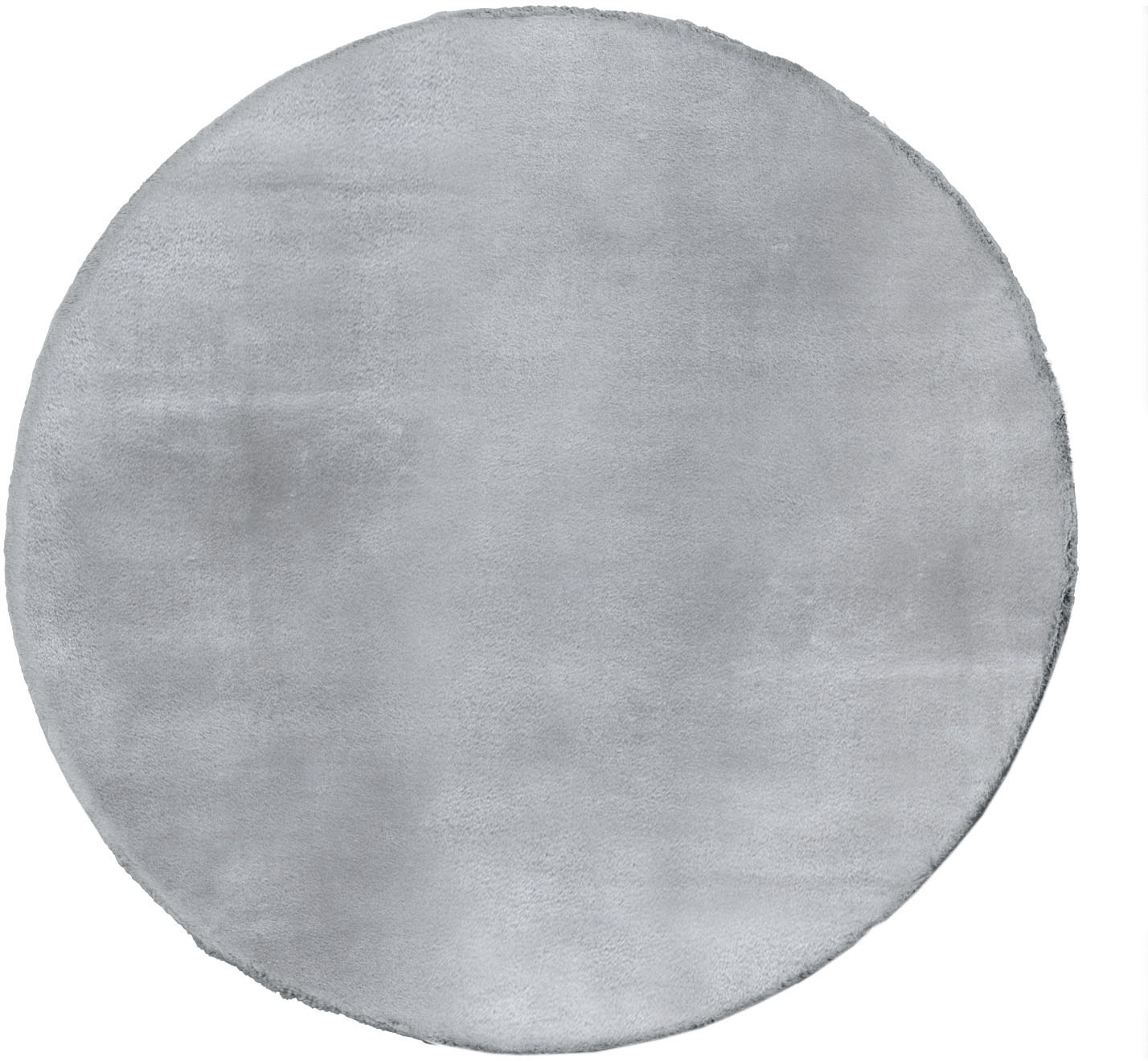 Image of Paco Home Teppich »Tipped 870«, rund, 22 mm Höhe, besonders weich, Uni-Farben, ideal im Wohnzimmer & Schlafzimmer bei Ackermann Versand Schweiz