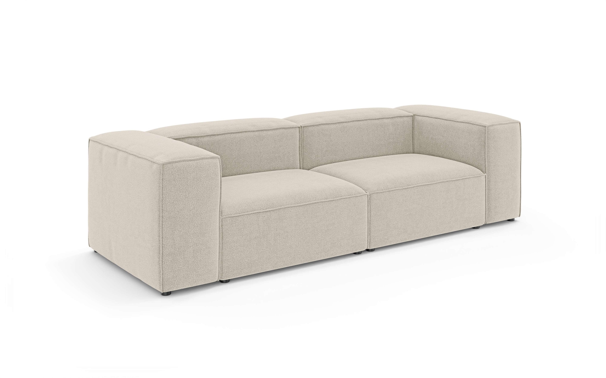 INOSIGN Big-Sofa »HAILY Modularsofa, Masse B/T/H: 260/100/72 cm«, als Modul oder separat verwendbar, für individuelle Zusammenstellung