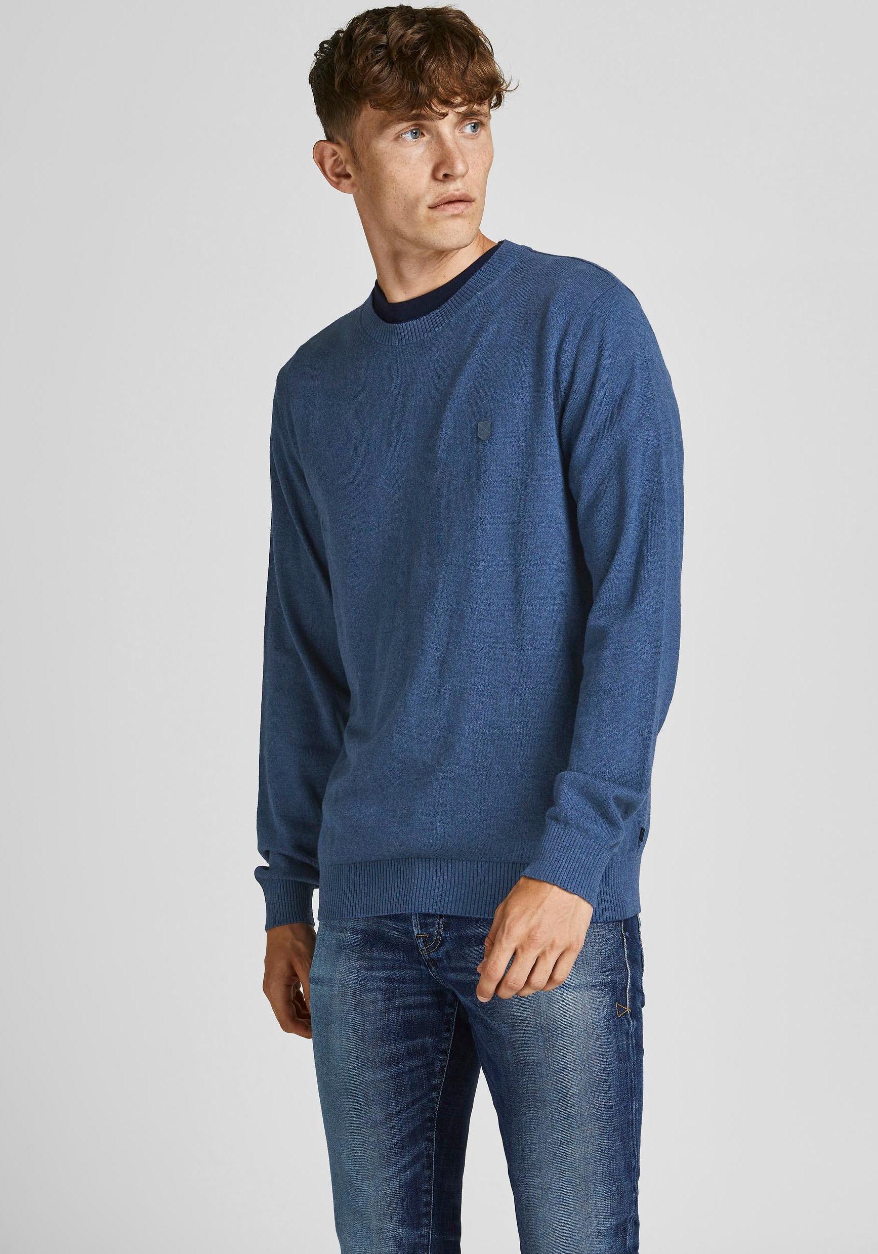 Image of Jack & Jones Rundhalspullover »BLURAY CASHMERE KNIT« bei Ackermann Versand Schweiz