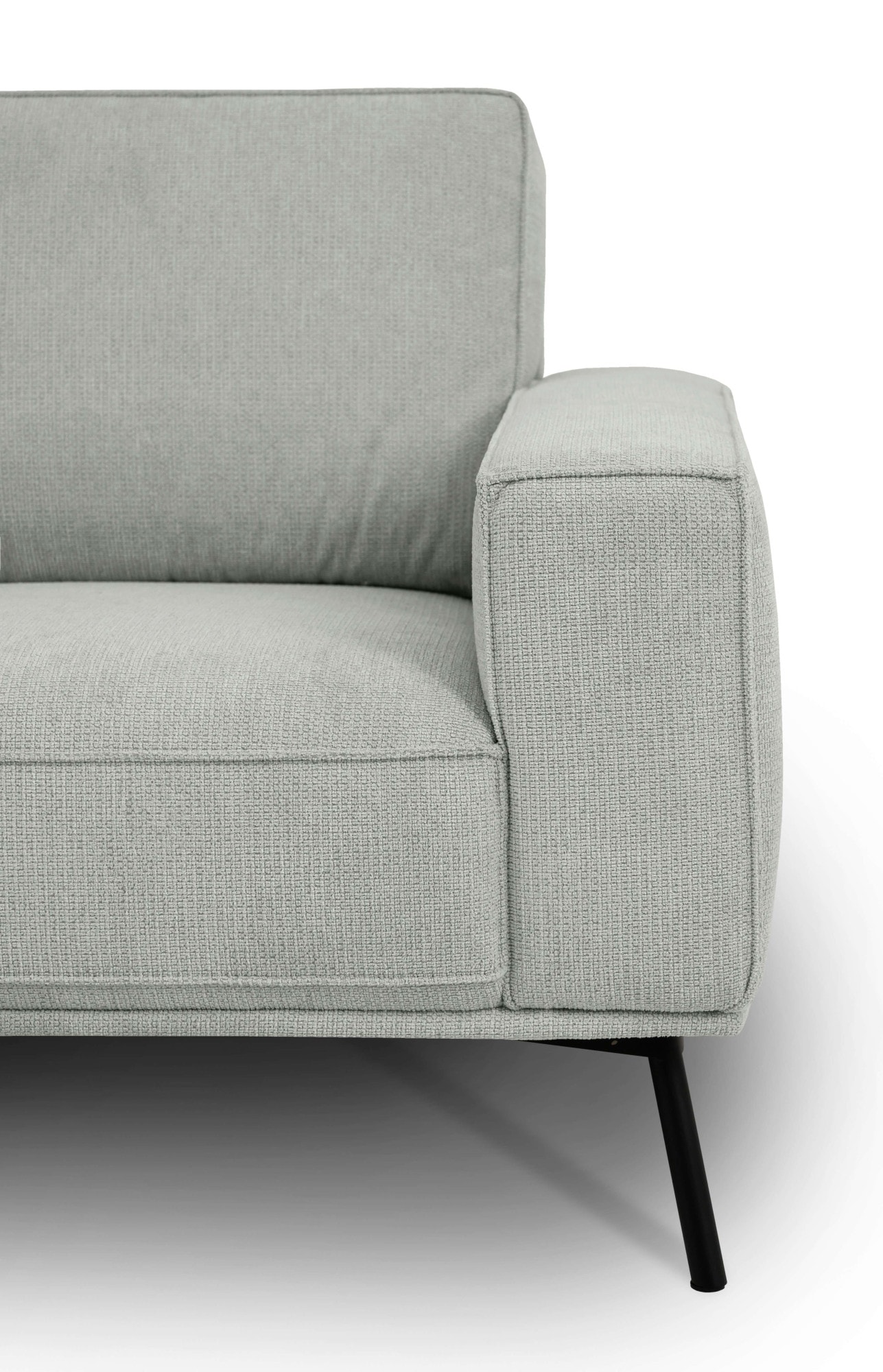 andas Ecksofa »Vosby«, Breite 260 cm, Chenille, mit dekorativer Kedernaht