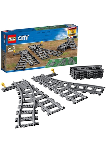 Konstruktionsspielsteine »Switch Tracks (60238), LEGO® City«, (6 St.)