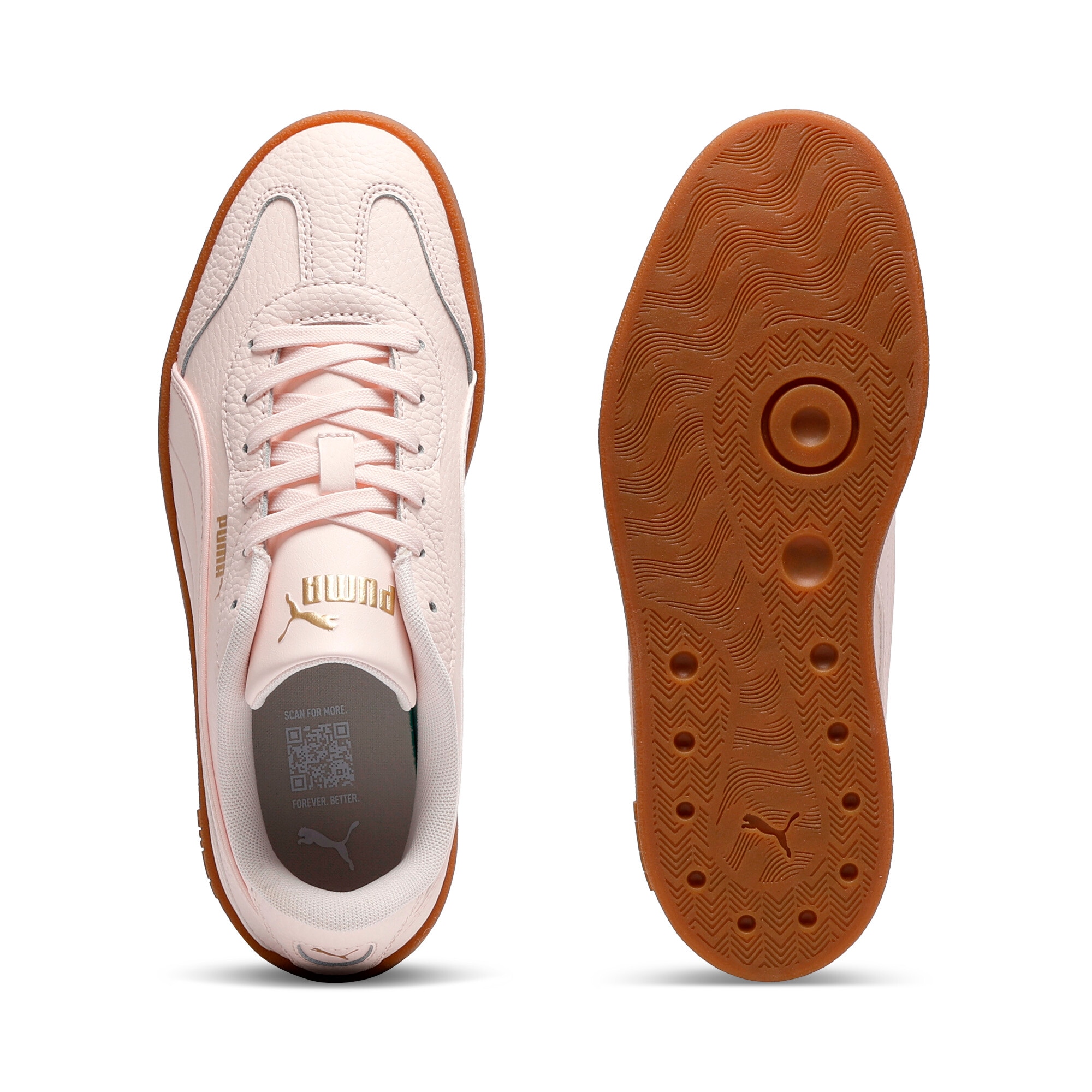 PUMA Sneakers »CLUB AZURA L«  Obermaterial aus Leder, Gummilaufsohle mit leichtem Profil