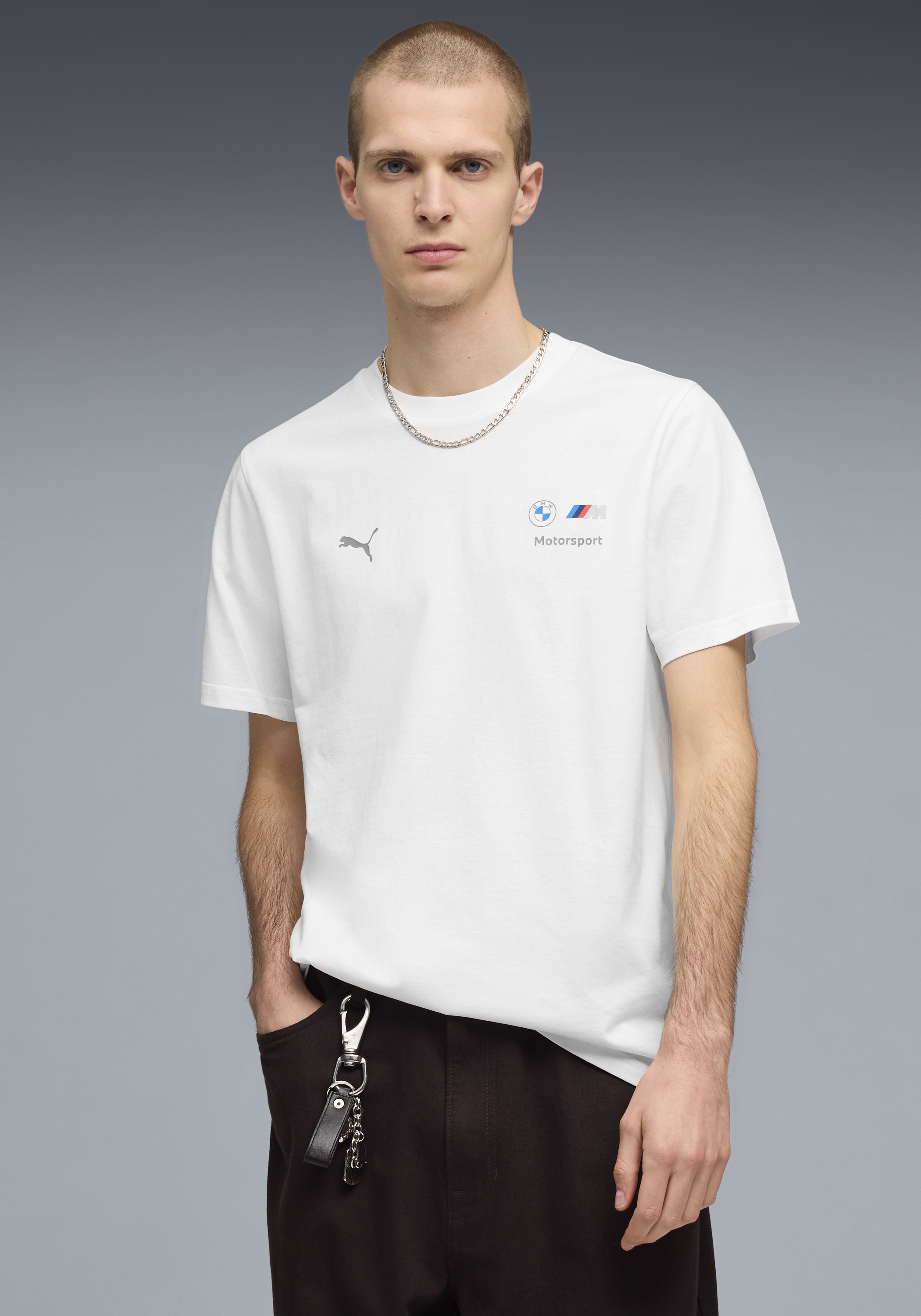 PUMA T-Shirt »BMW MMS ESS LOGO TEE« Regular Fit, Kurzarm, Rundhalsausschnitt, für Motorsport-Fans