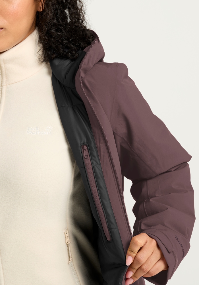 Jack Wolfskin Manteau d'hiver »HEIDELSTEIN 2 INS JKT W« à manches longues, en polyester