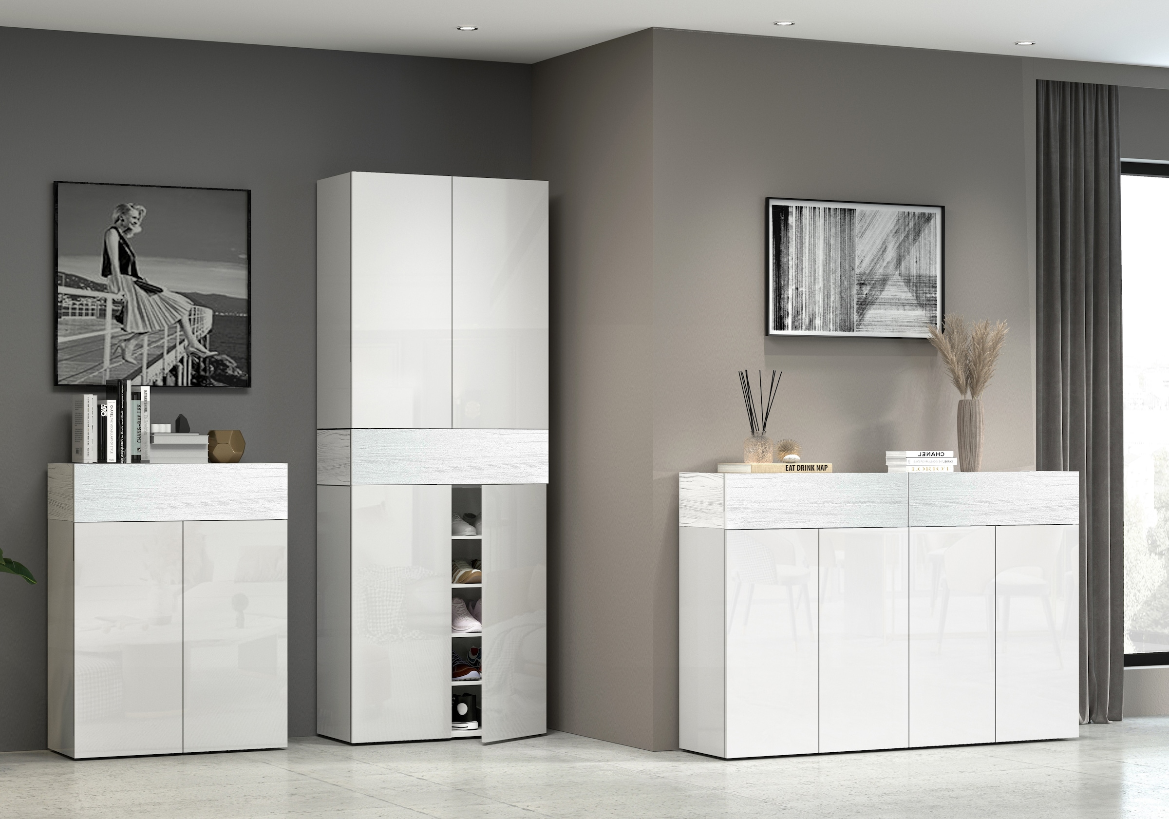 Home affaire Schuhschrank »Savona« 1 Stk. tlg.