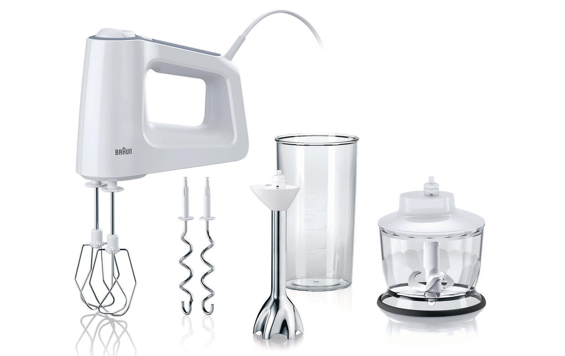 Image of Braun Handmixer "MultiMix 3 HM3137WH Weiss" 500 W