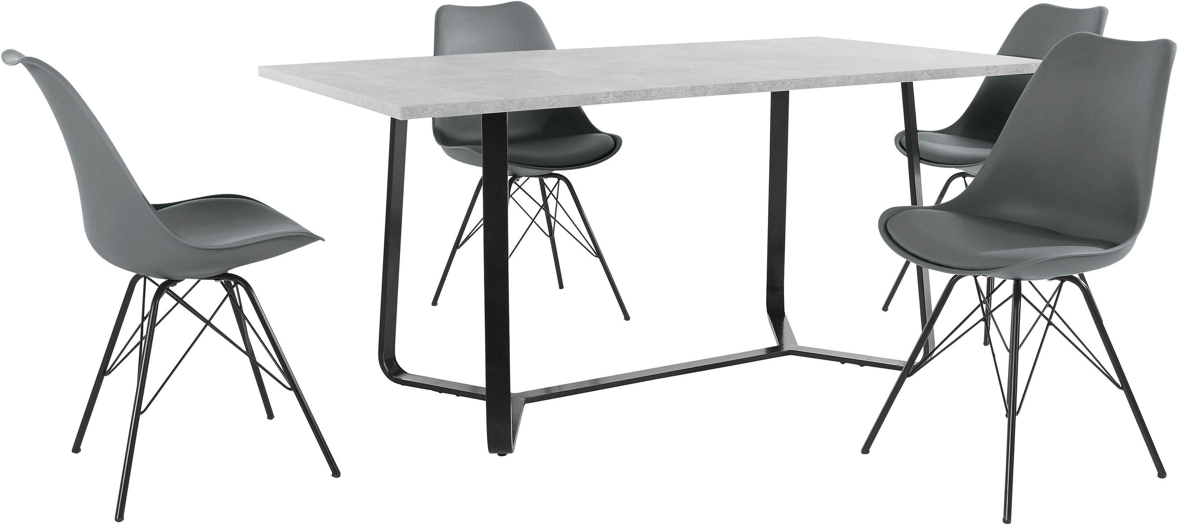 Homexperts Essgruppe »Essgruppe Tilda + Ursel«, (Set, 5 tlg.)