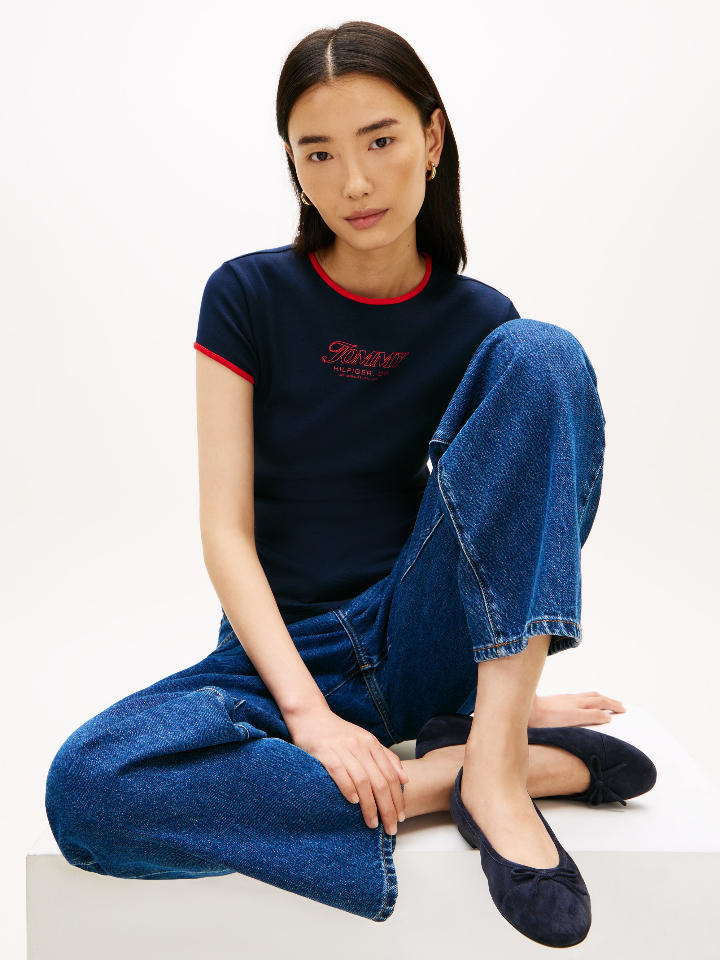 Tommy Hilfiger T-shirt à manches courtes »TILT GRAPHIC SLIM C-NK SS TEE«