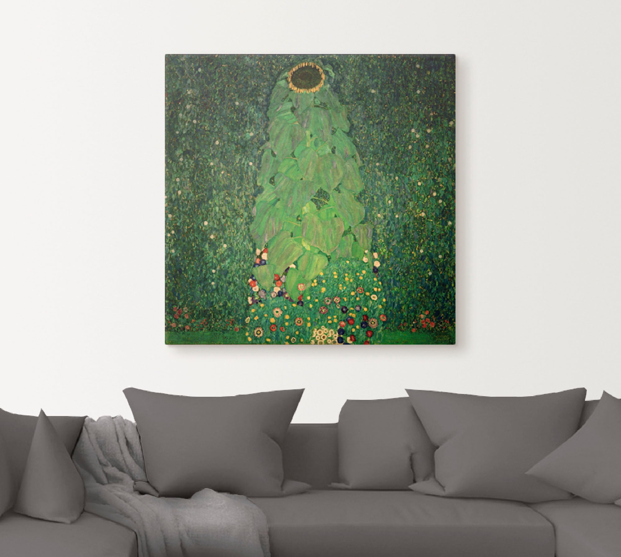 Artland Tableau sur toile »Die Sonnenblume« 1 cuis tlg. auf Holzrahmen gespannt